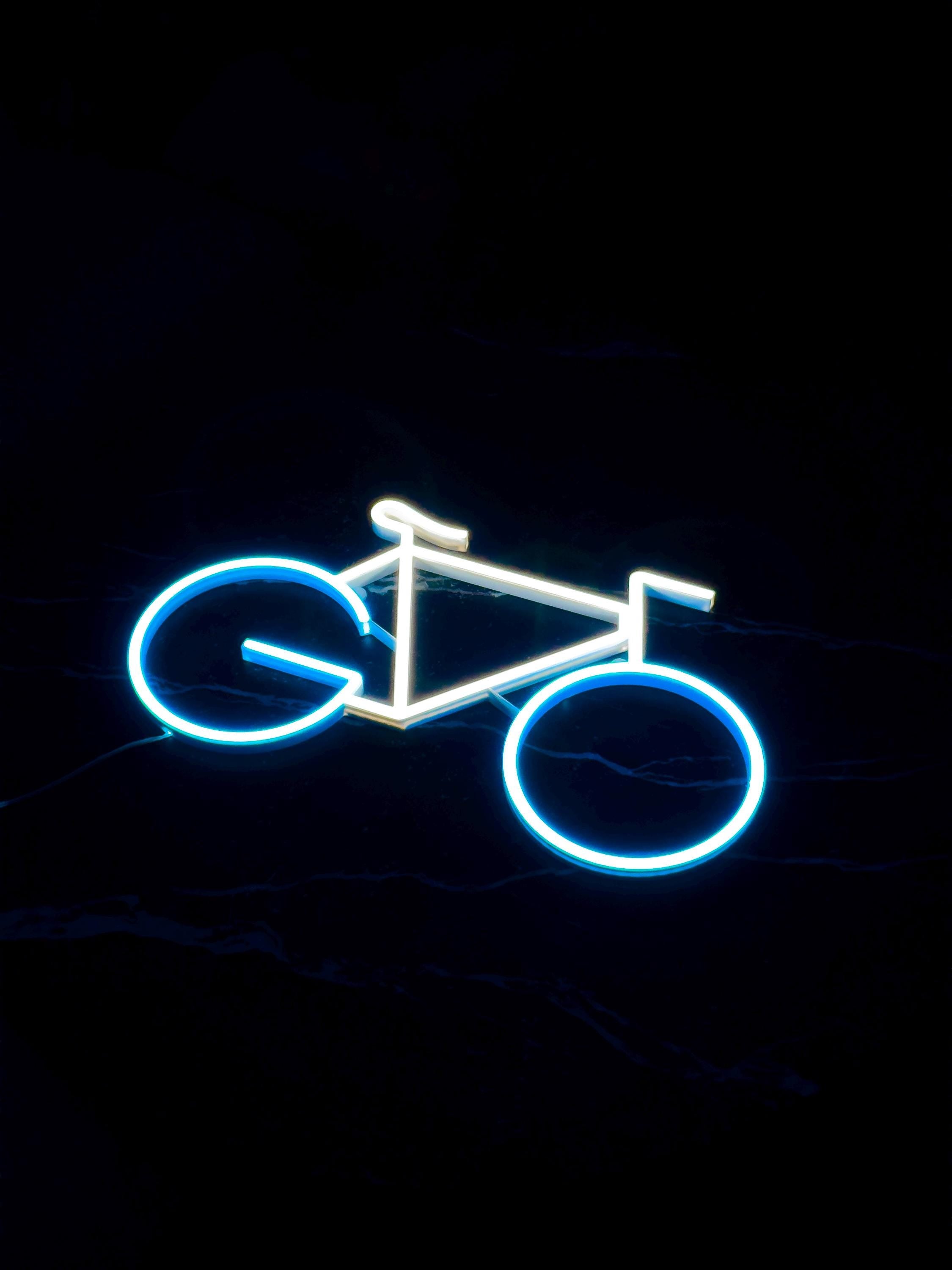 Bicycle LED Neon Sign, Bike Wall Decor, Bicycle Art, Neon Bike Gift, Bicycle Wall LED Sign, Unique Bike Art & Decor