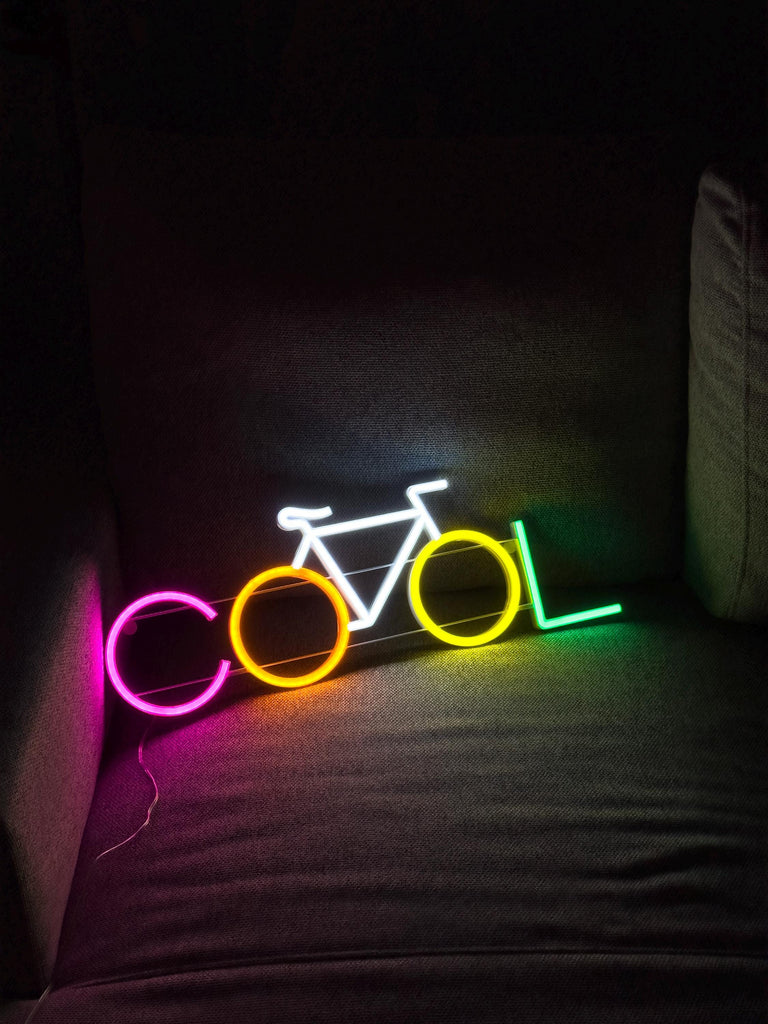 Bicycle LED Neon Sign, Bike Wall Art, Bicycle Decor, Neon Bike Gift, Bicycle Wall LED Light, Unique Bike Art & Home Decor