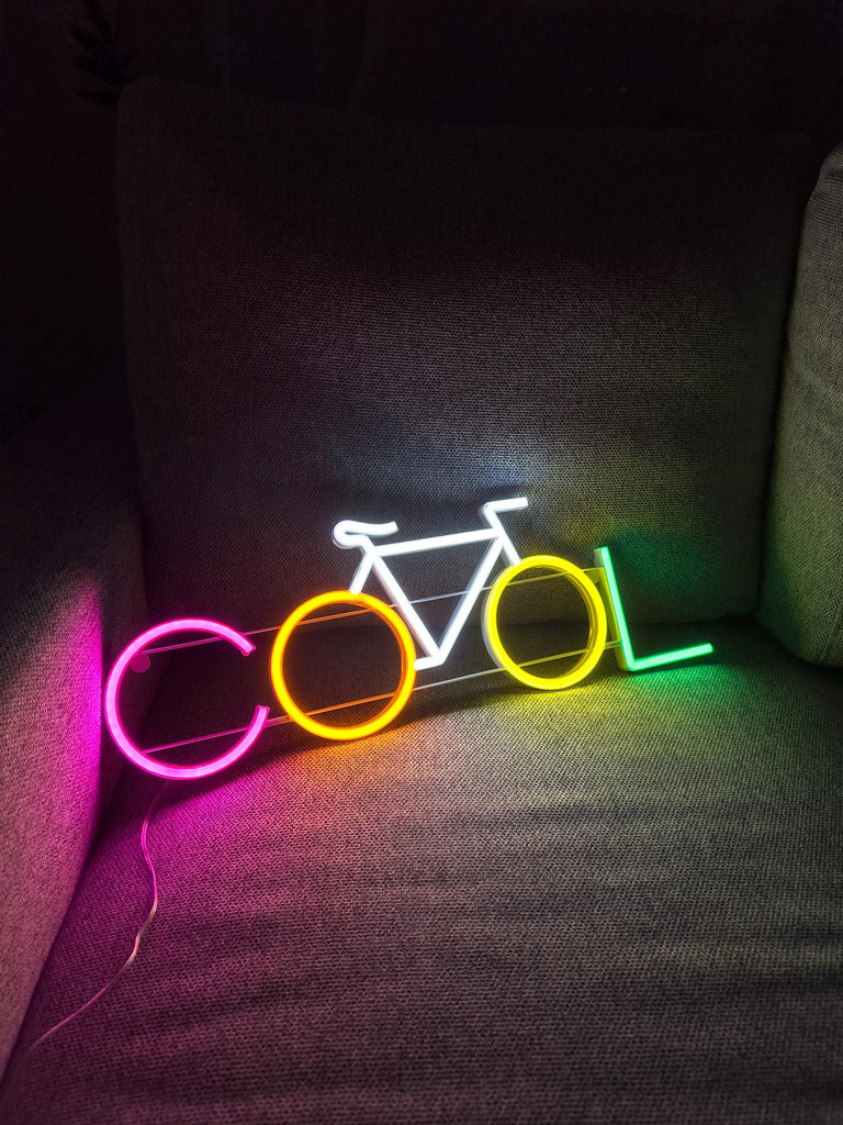 Bicycle LED Neon Sign, Bike Wall Art, Bicycle Decor, Neon Bike Gift, Bicycle Wall LED Light, Unique Bike Art & Home Decor