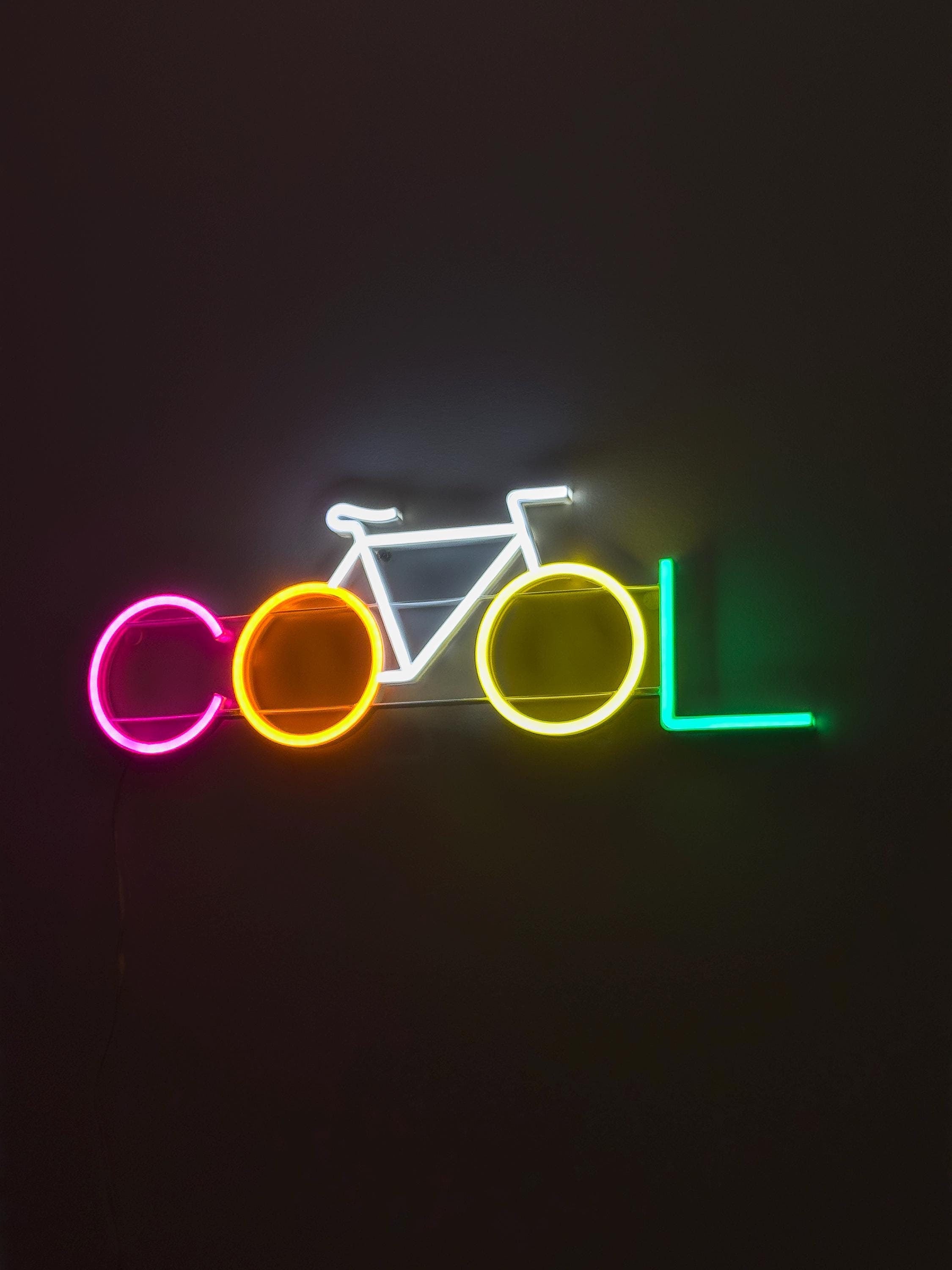 Bicycle LED Neon Sign, Bike Wall Art, Bicycle Decor, Neon Bike Gift, Bicycle Wall LED Light, Unique Bike Art & Home Decor