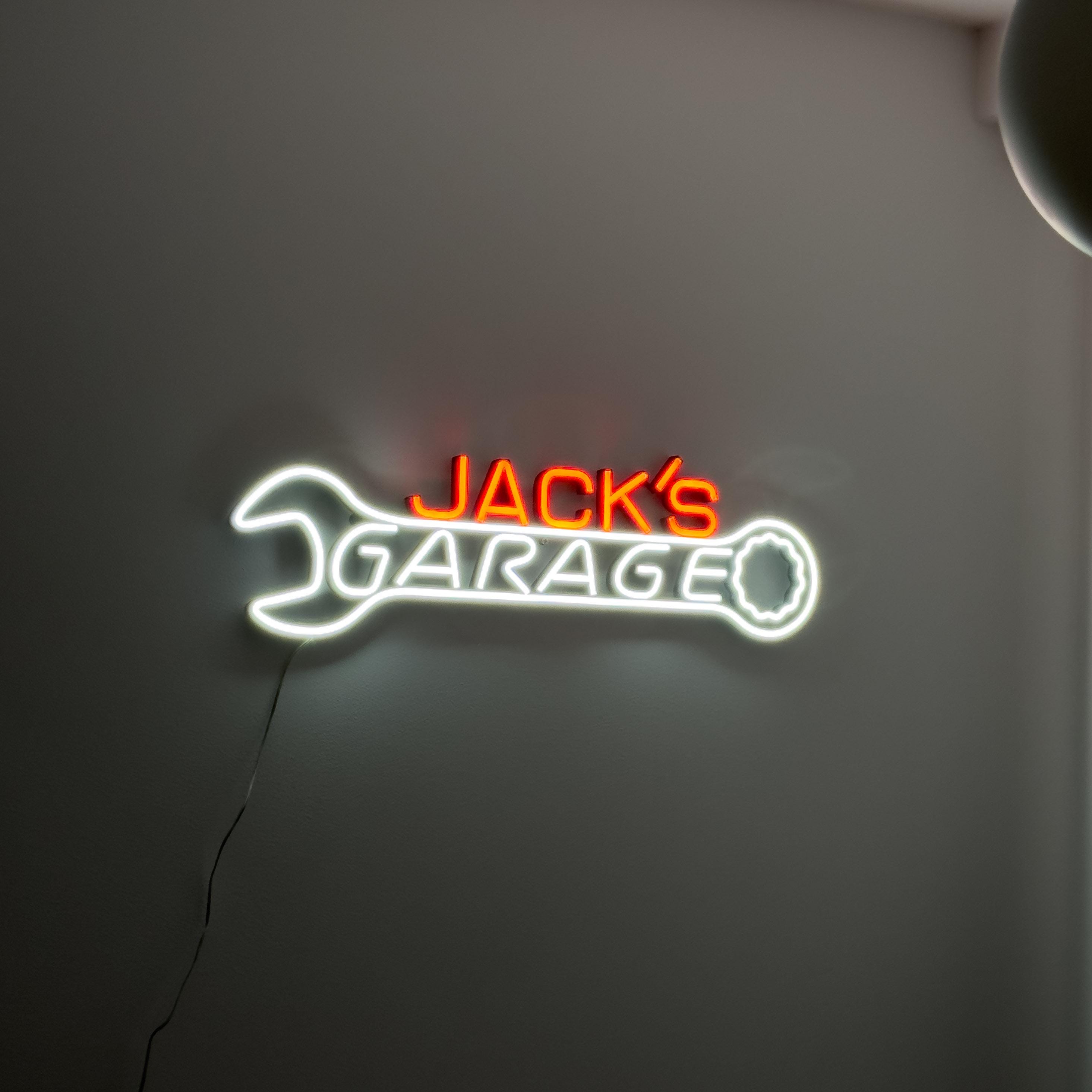 Personalized Garage Sign | Custom Name Garage Decor | Papas Garage Wrench | Dads Garage | Fathers Day Gift | Wrench Sign 001