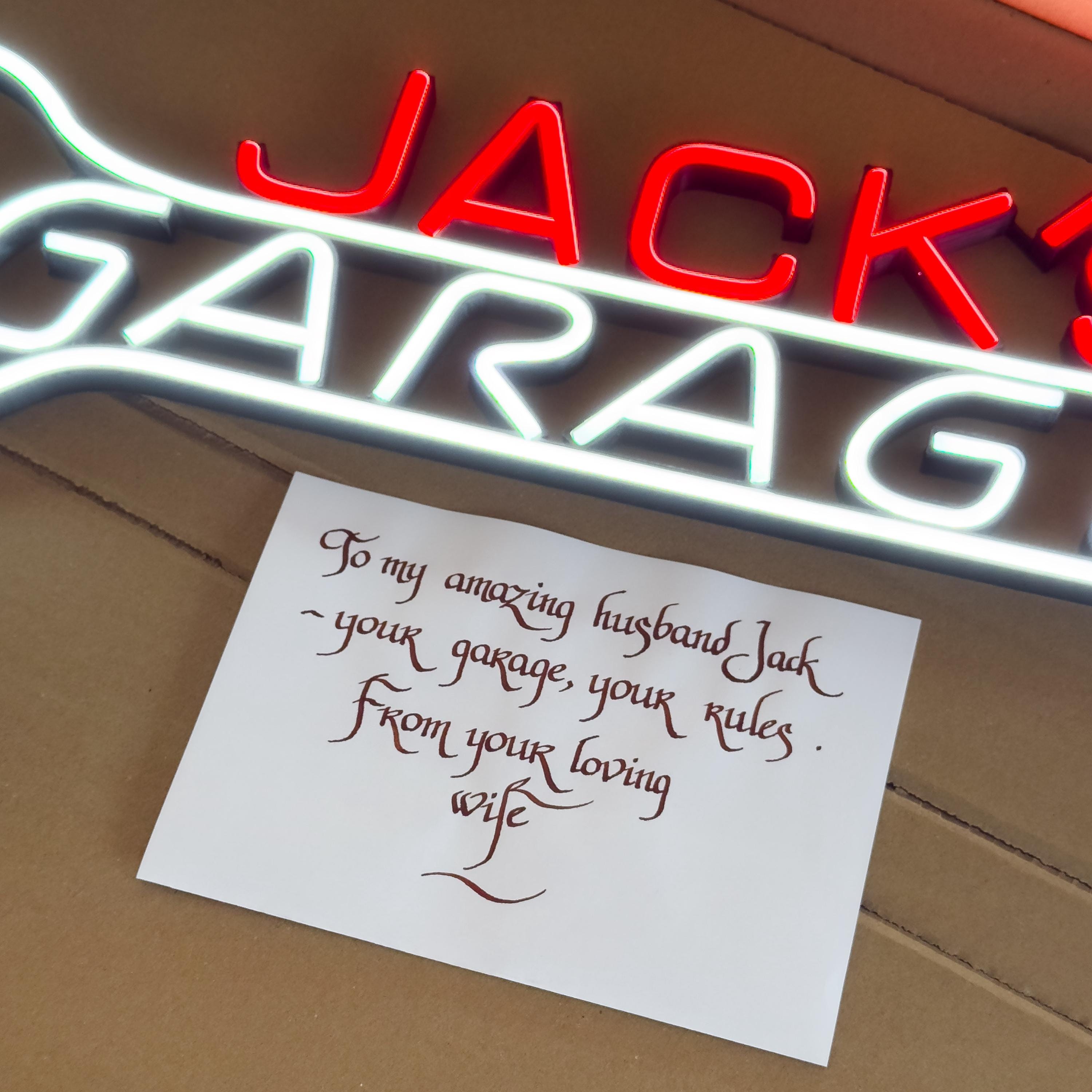Personalized Garage Sign | Custom Name Garage Decor | Papas Garage Wrench | Dads Garage | Fathers Day Gift | Wrench Sign 001