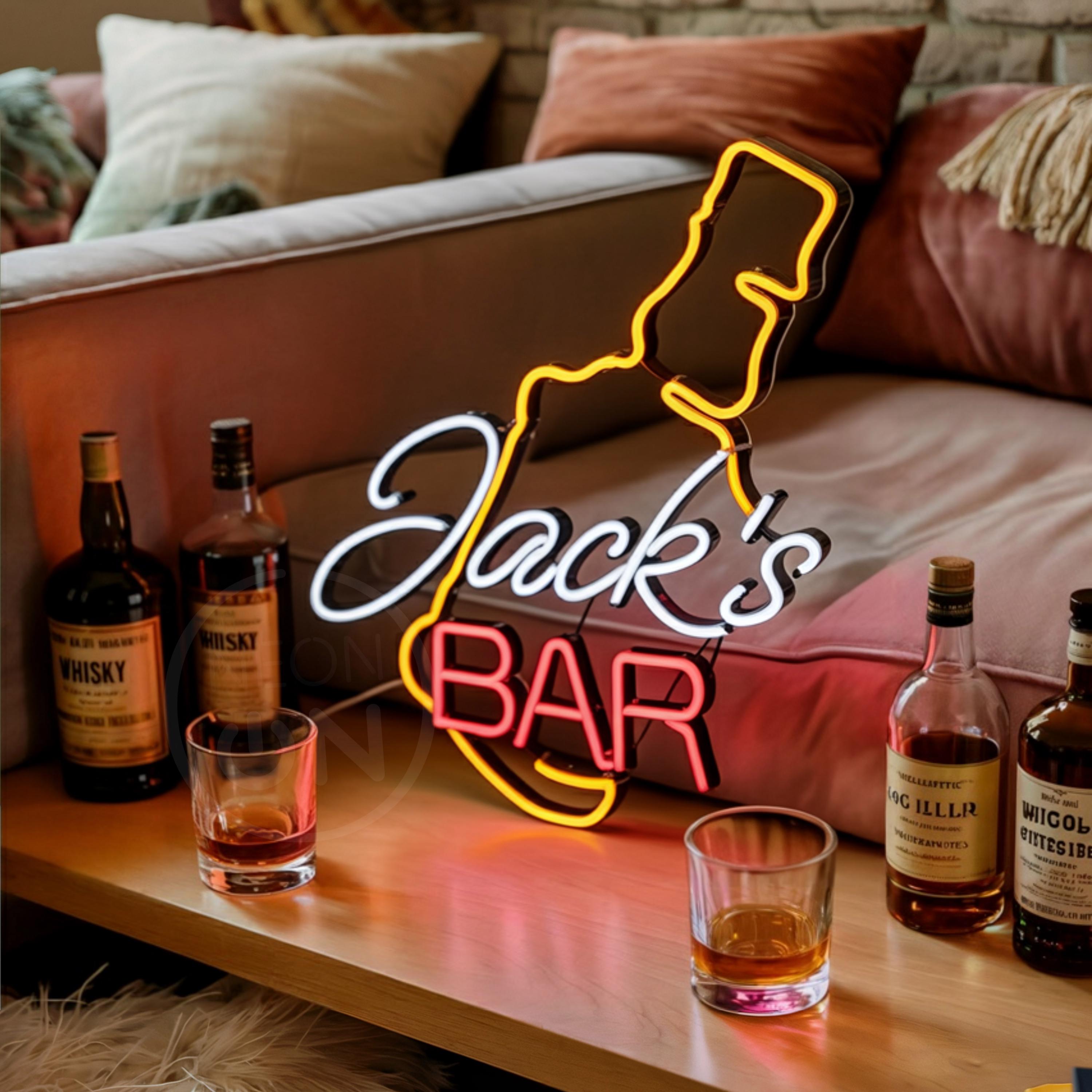 Custom Bar Neon Sign Beer Sign,Neon Bar Sign,Gifts for Him,Neon Beer Sign,Pub Club Logo Sign,Custom Bar Name LED Sign,Home Bar Wall Decor,