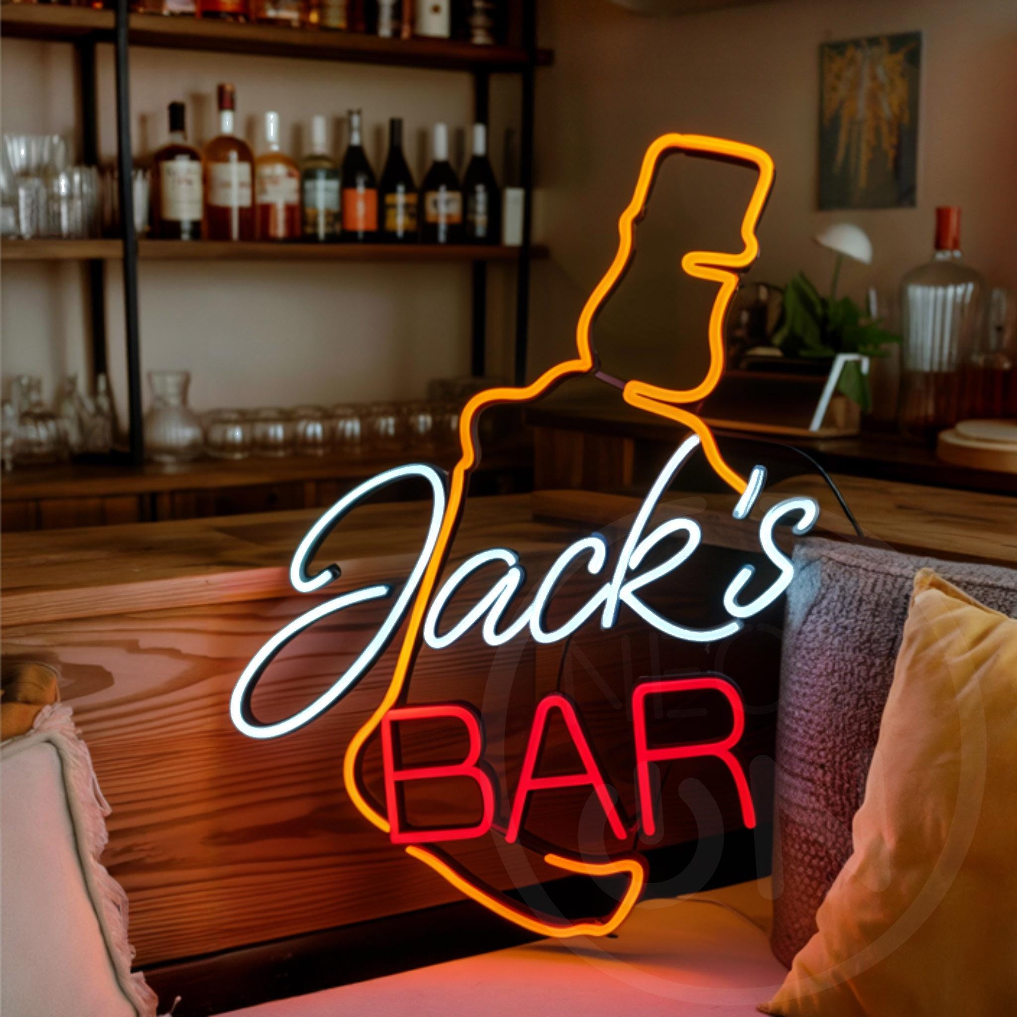 Custom Bar Neon Sign Beer Sign,Neon Bar Sign,Gifts for Him,Neon Beer Sign,Pub Club Logo Sign,Custom Bar Name LED Sign,Home Bar Wall Decor,