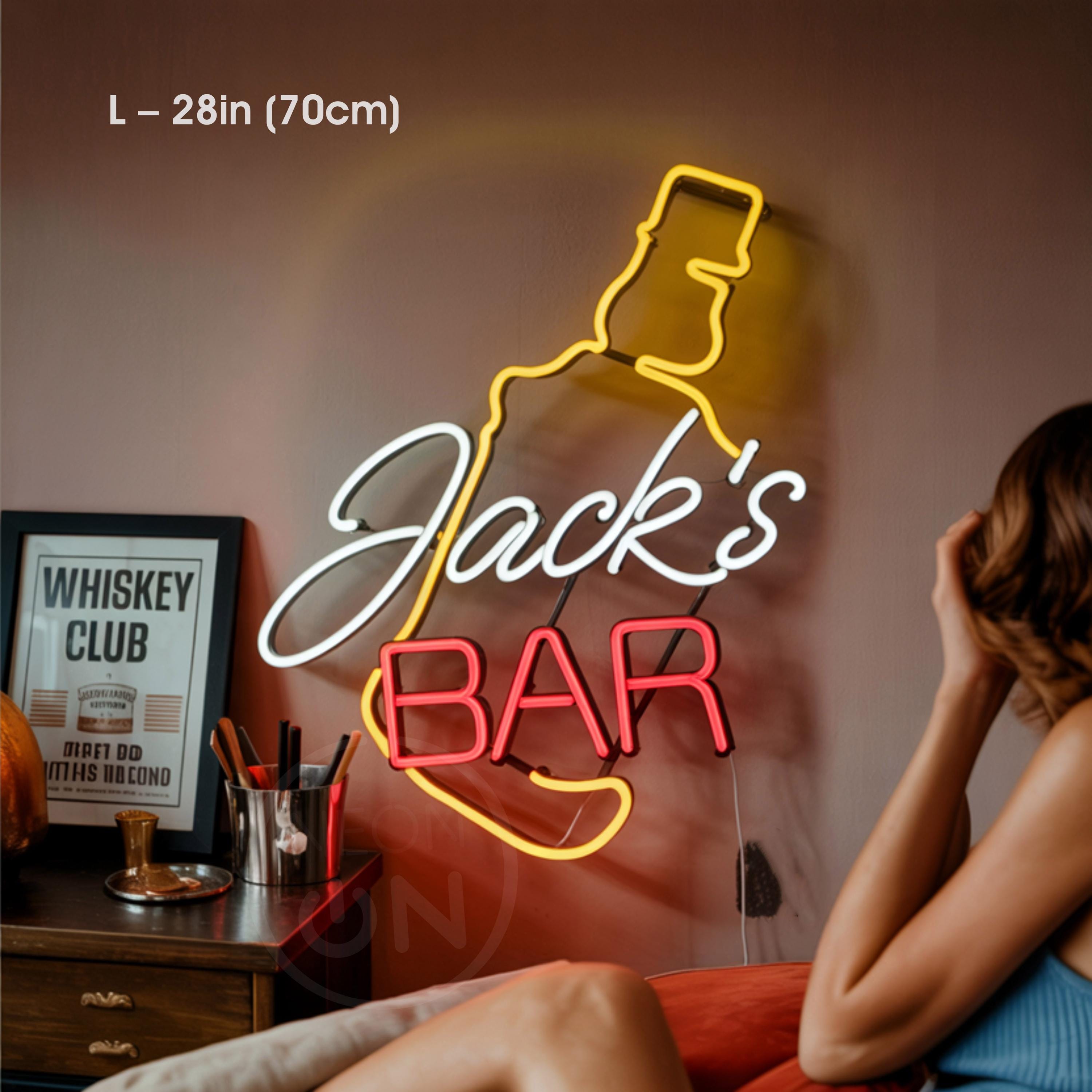 Custom Bar Neon Sign Beer Sign,Neon Bar Sign,Gifts for Him,Neon Beer Sign,Pub Club Logo Sign,Custom Bar Name LED Sign,Home Bar Wall Decor,