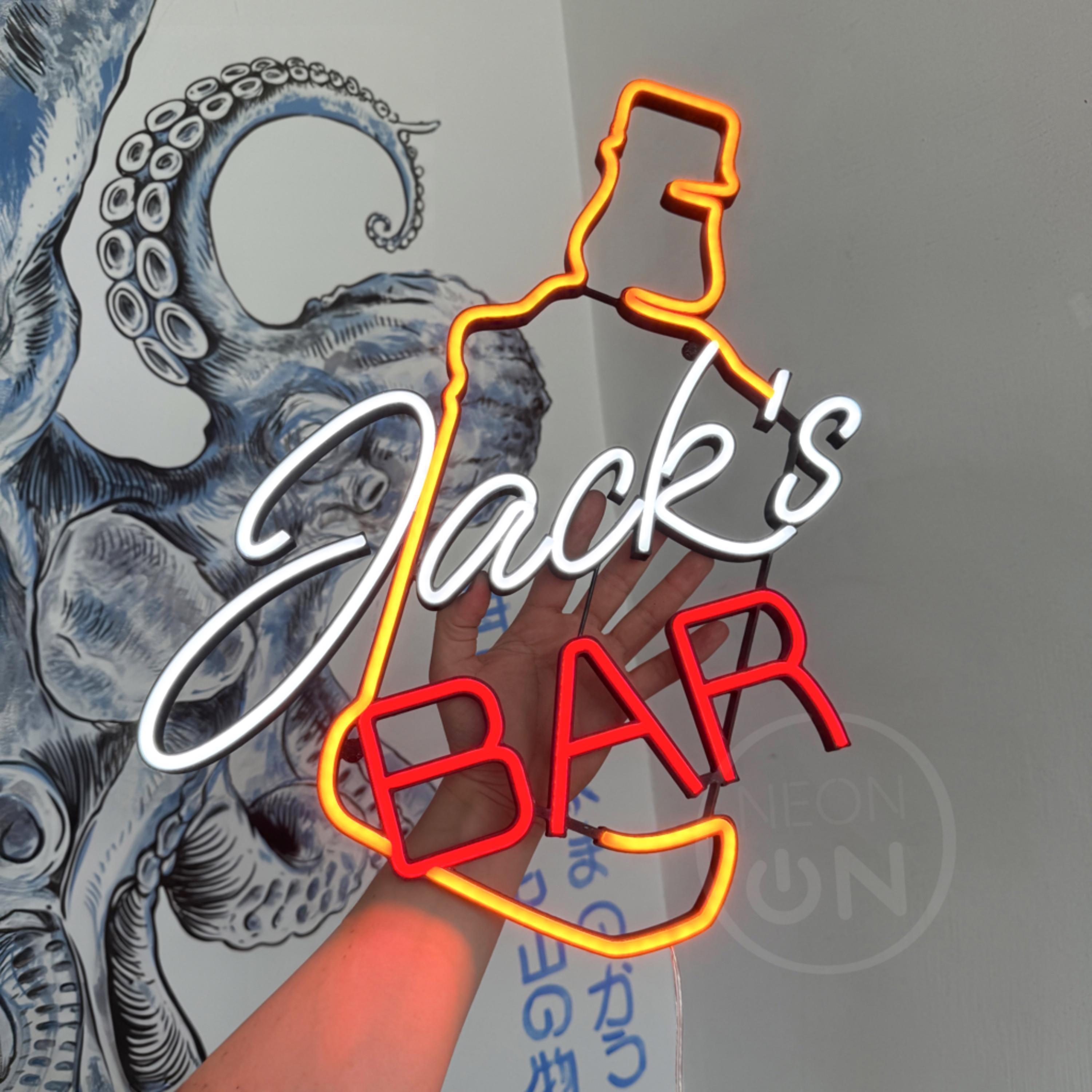 Custom home Bar Neon Sign, Personalized Home Bar Pub Beer LED Neon Light Sign Wall Decor Man Cave Sign, Gifts for Him Gift for Dad gift,