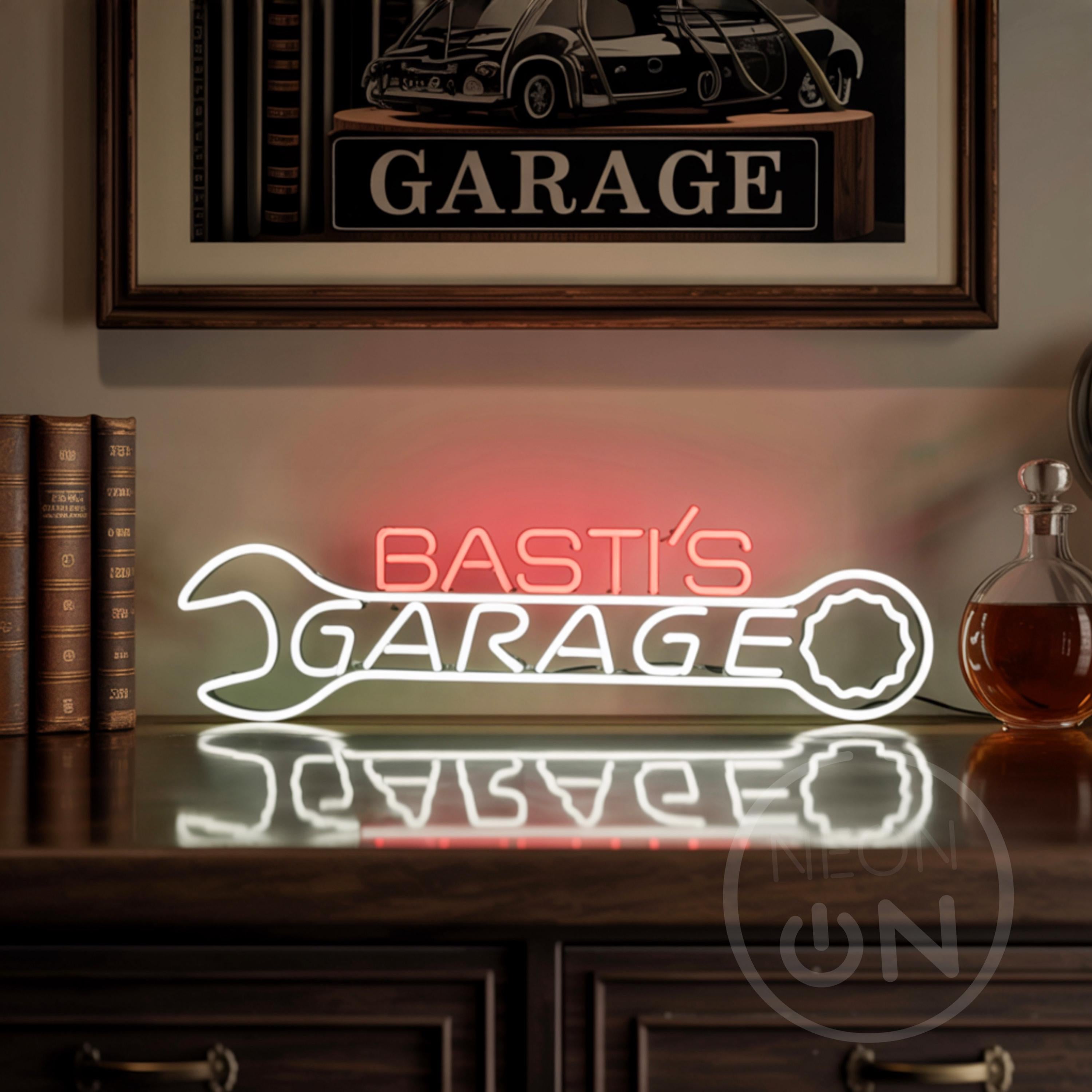 Custom Garage decor Signs, Personalized neon Garage Signs,Gift for Dad, Gift for husband,Man Cave Decor, Workshop Car Sign, garage neon sign