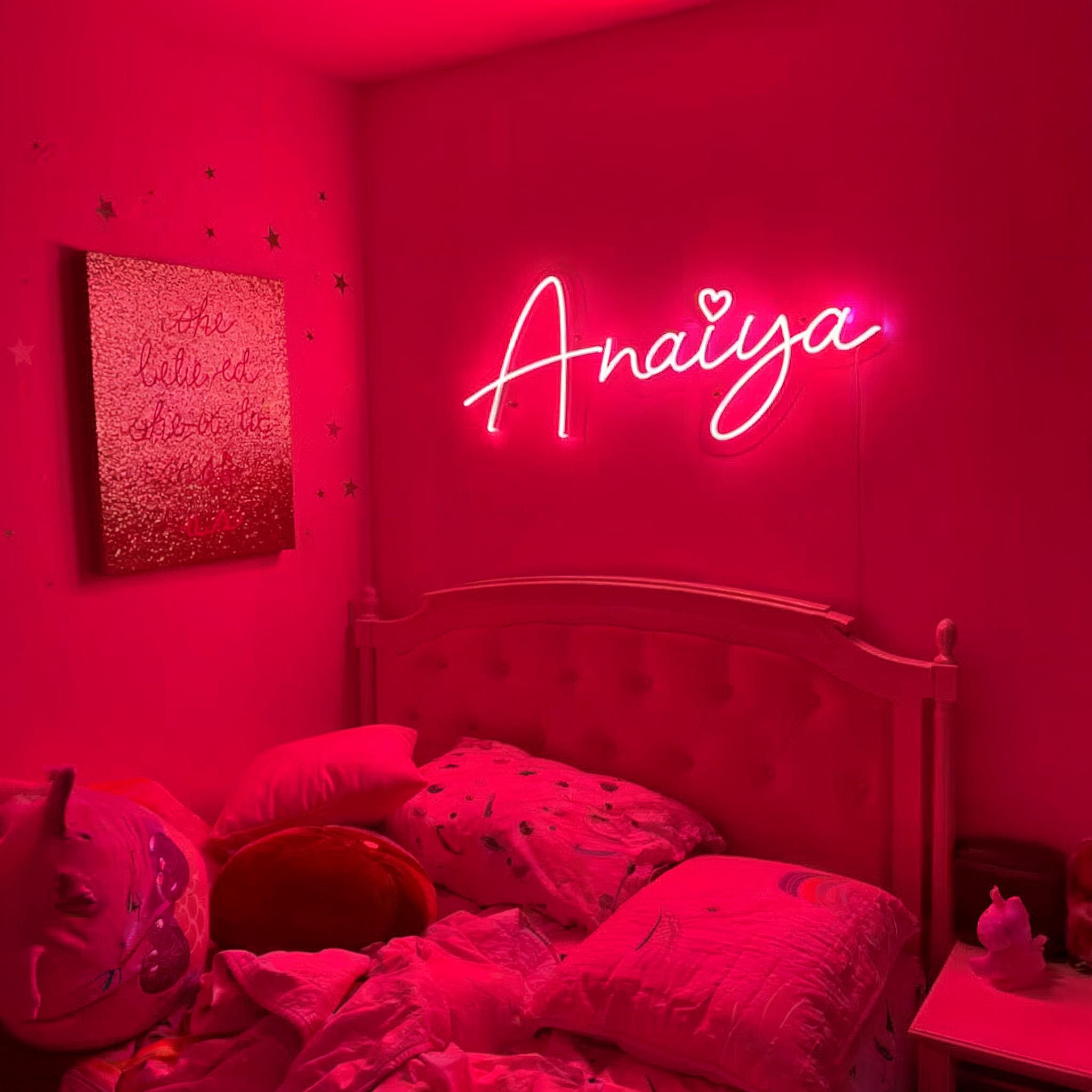 Custom Neon Sign for Kids, Led Light Wall Decor, Custom Led Sign Bedroom Decor, Kid's Room Decor, Gift for Her/Him, Personalized Gift, Gifts