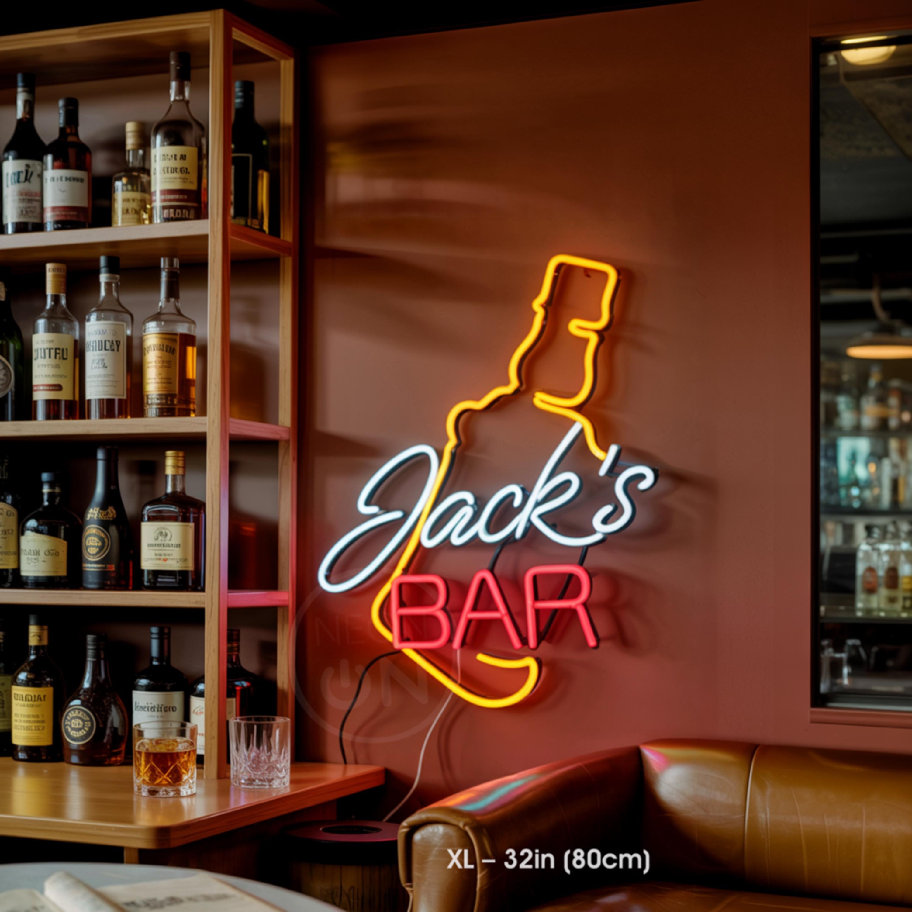 Custom home Bar Neon Sign, Personalized Home Bar Pub Beer LED Neon Light Sign Wall Decor Man Cave Sign, Gifts for Him Gift for Dad gift,
