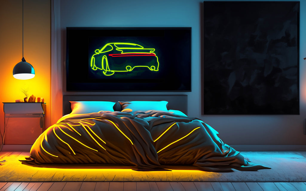 Porsche 911 neon sign - Neonon