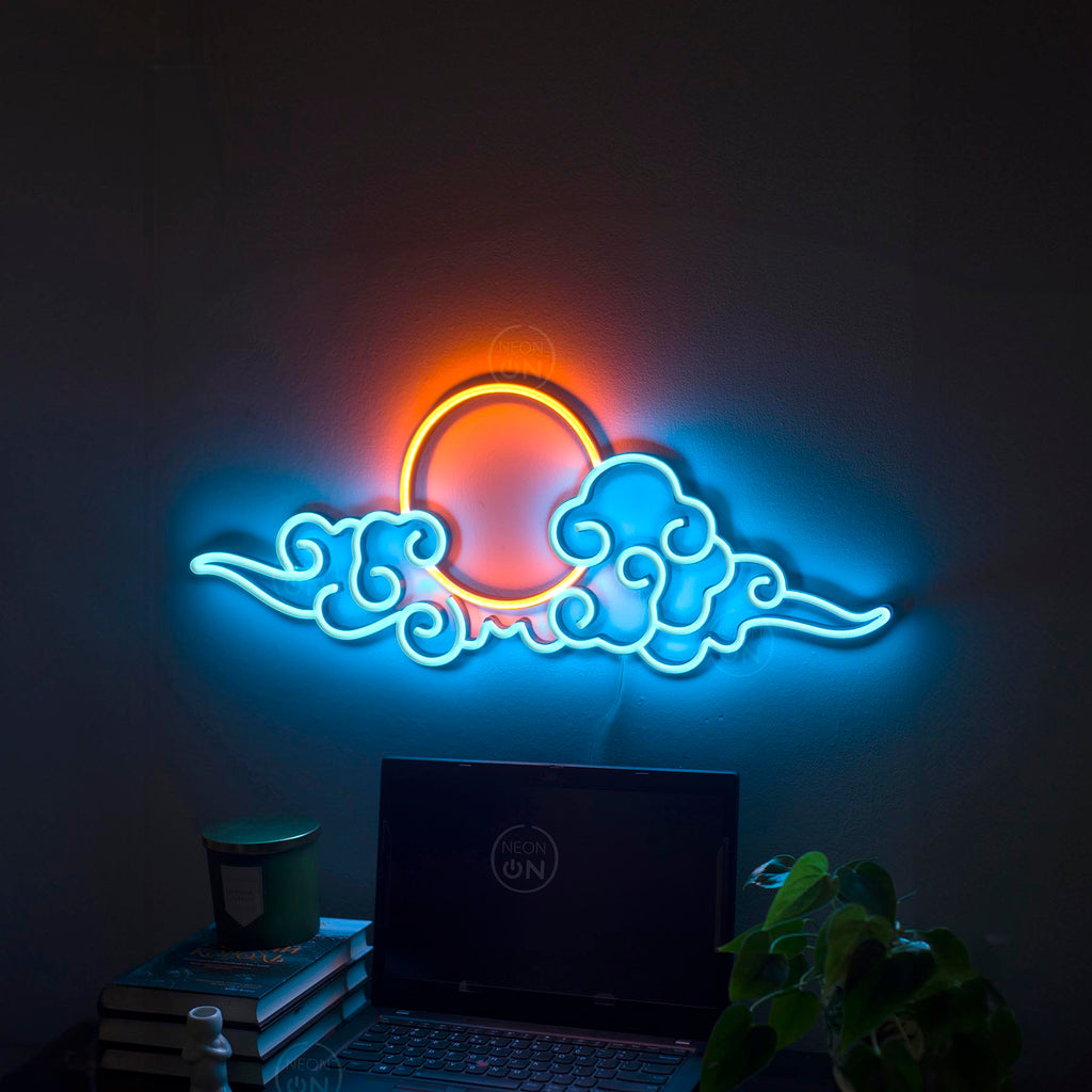 Sunset Clouds Bedroom Decor neon sign - Neonon