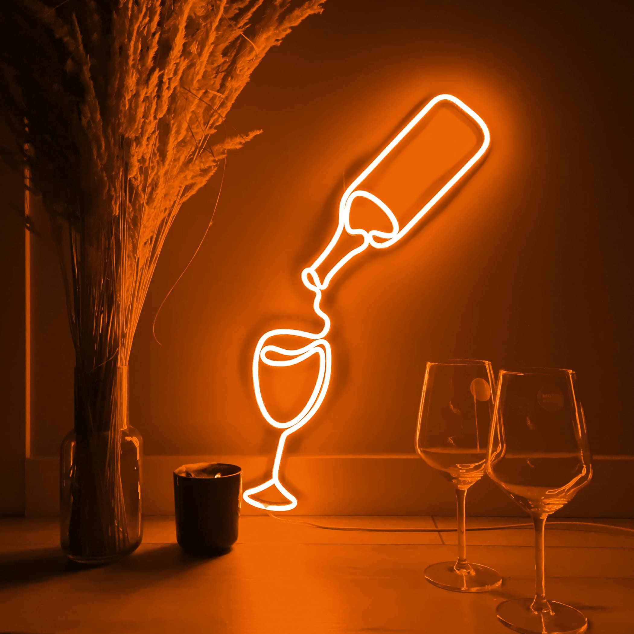 Wine Neon Art neon sign - Neonon