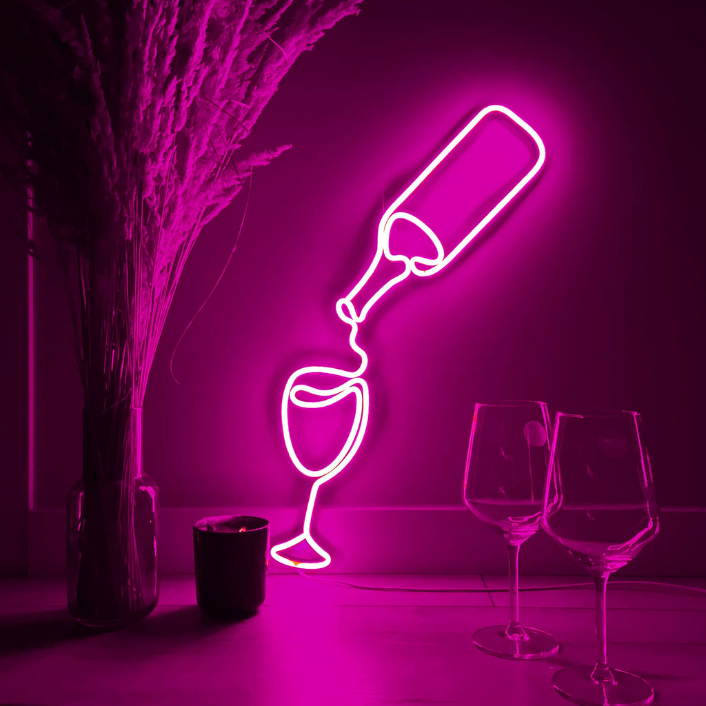 Wine Neon Art neon sign - Neonon