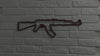 Gun Led Neon Signs AK 47  gift Pistol LED Neon Lights Gun  Wall Art Décor Neon Custom Desk light CS go neon rifle neon sign ak47 wall art
