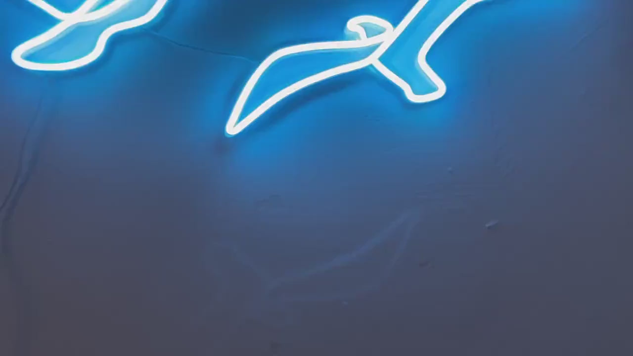 couple flying bird  Neon Sign Led couple bird Art Light Sign Led Logo Wall Decor Custom Neon Sign Party Room Decoration gift neon bedroom