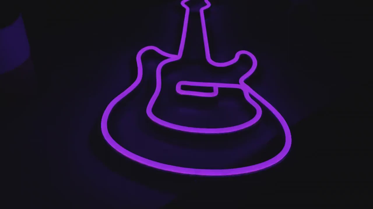 neon wall decor electric guitar Light music Neon Sign guitar decor Light Sign Led Logo guitar Wall Decor Room Decoration gift neon bedroom