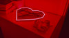 heart Neon Sign Bedroom Heart Neon Sign Custom Nails Salon Shop Sign Event Party Home Wall Decor LED love letter Neon Lights