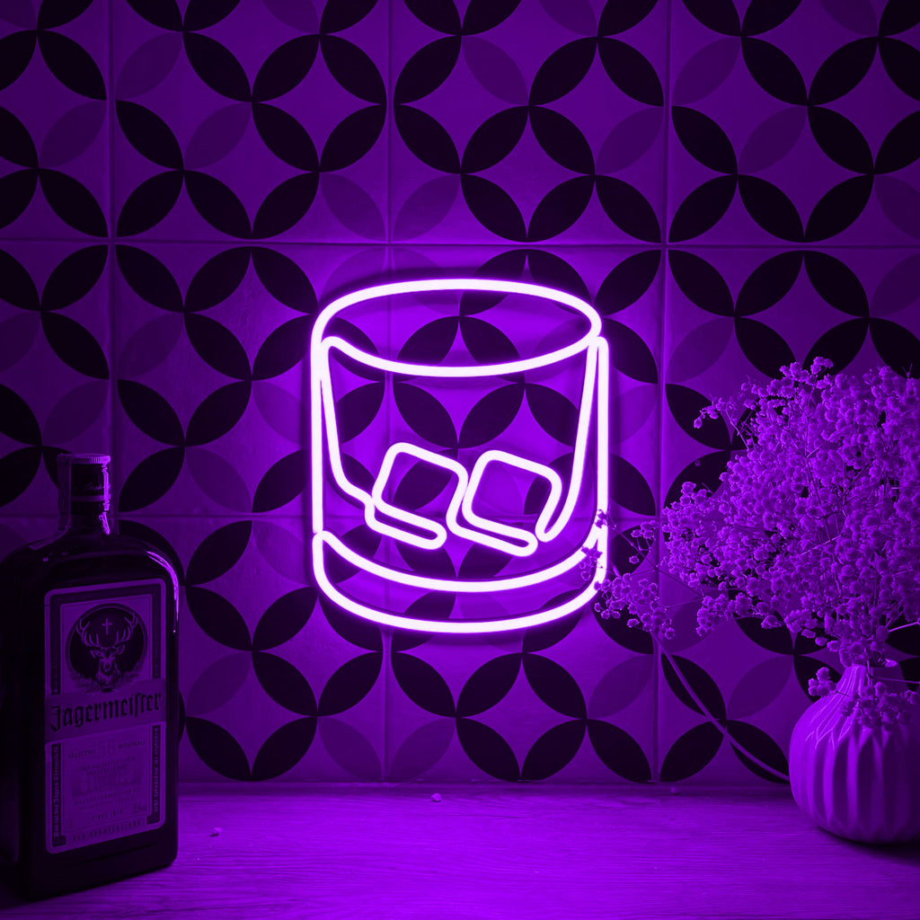 Whisky Glass neon sign - Neonon