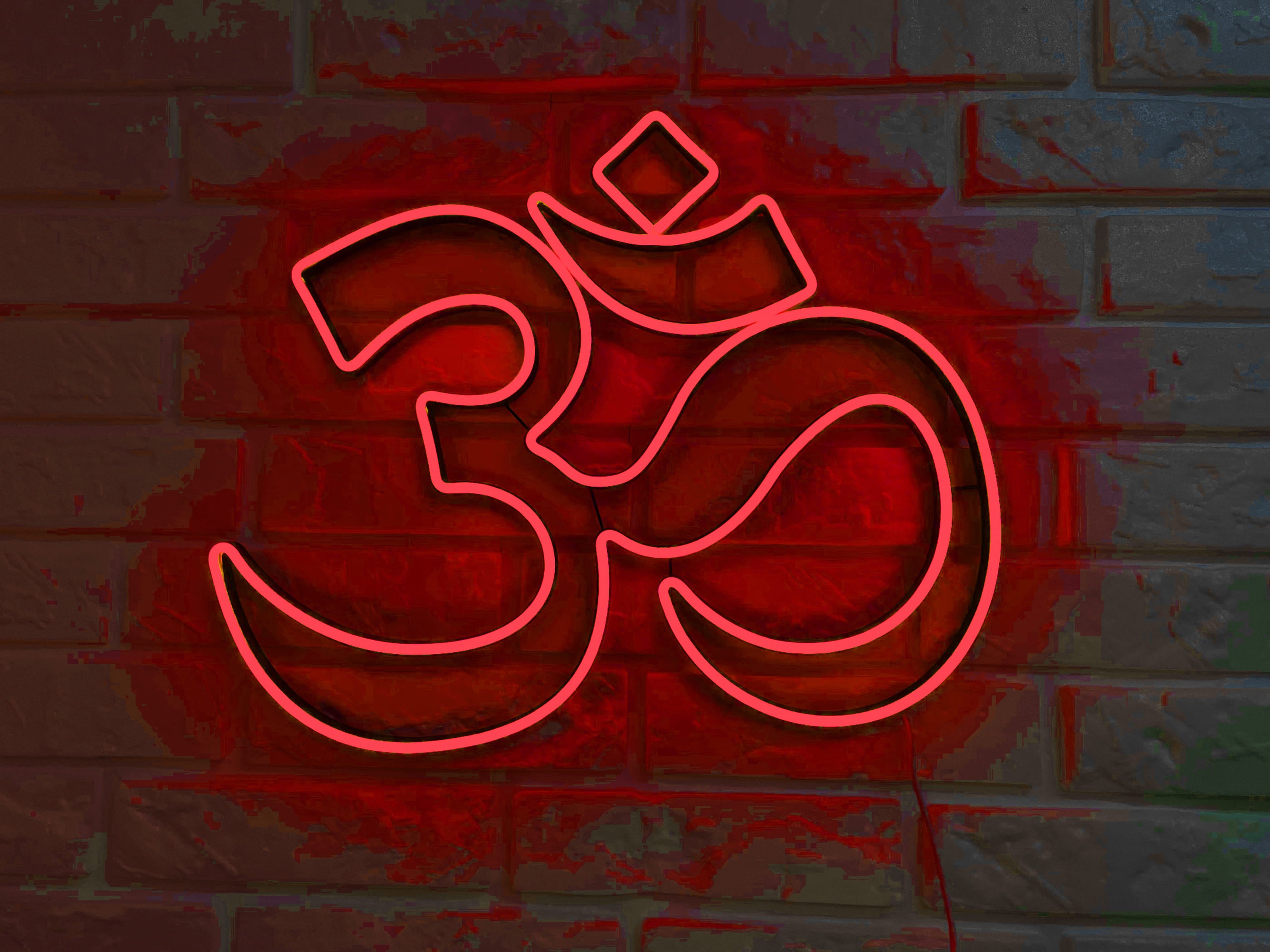 Om Symbol neon sign - Neonon