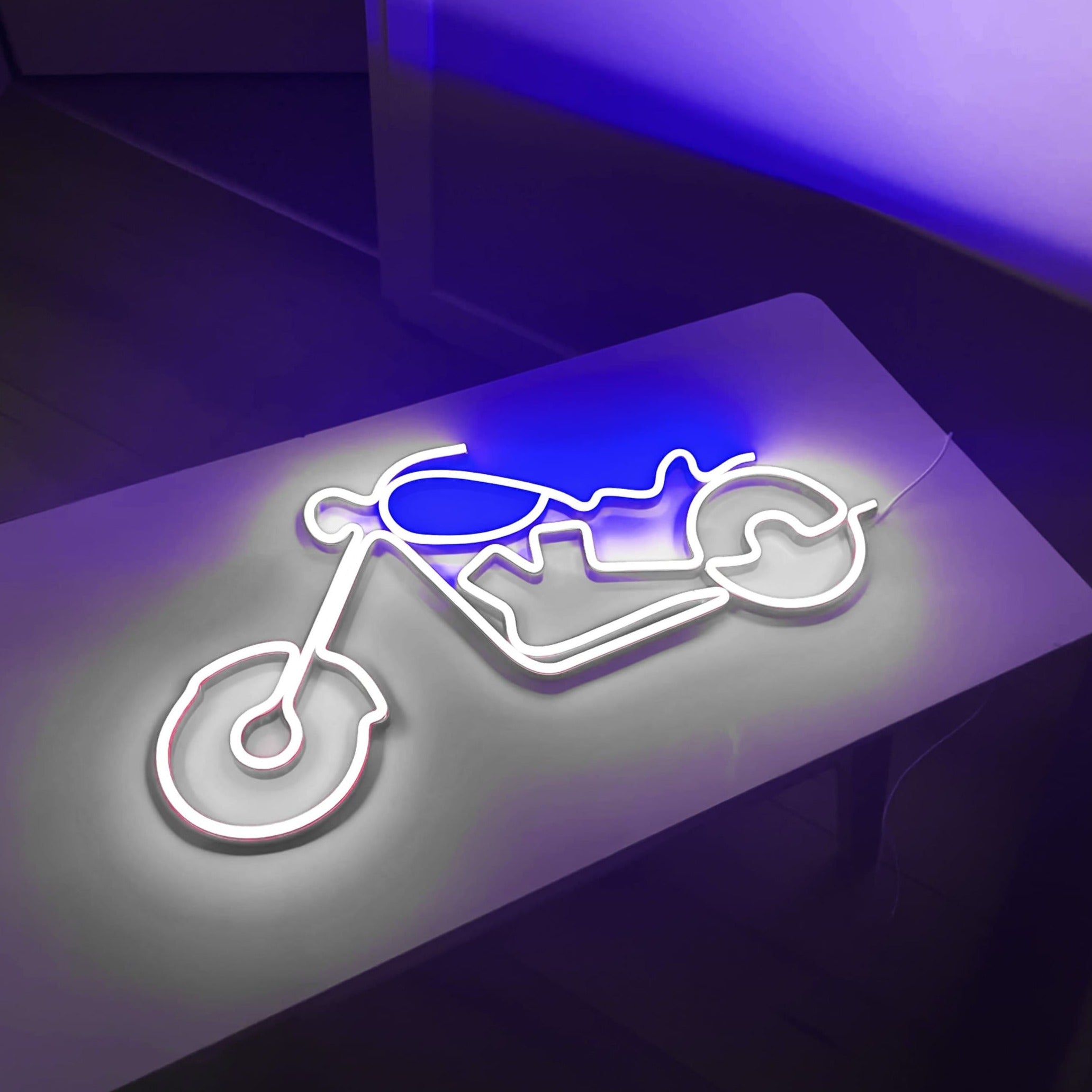 Motorbike Chopper Neon Sign - Neonon