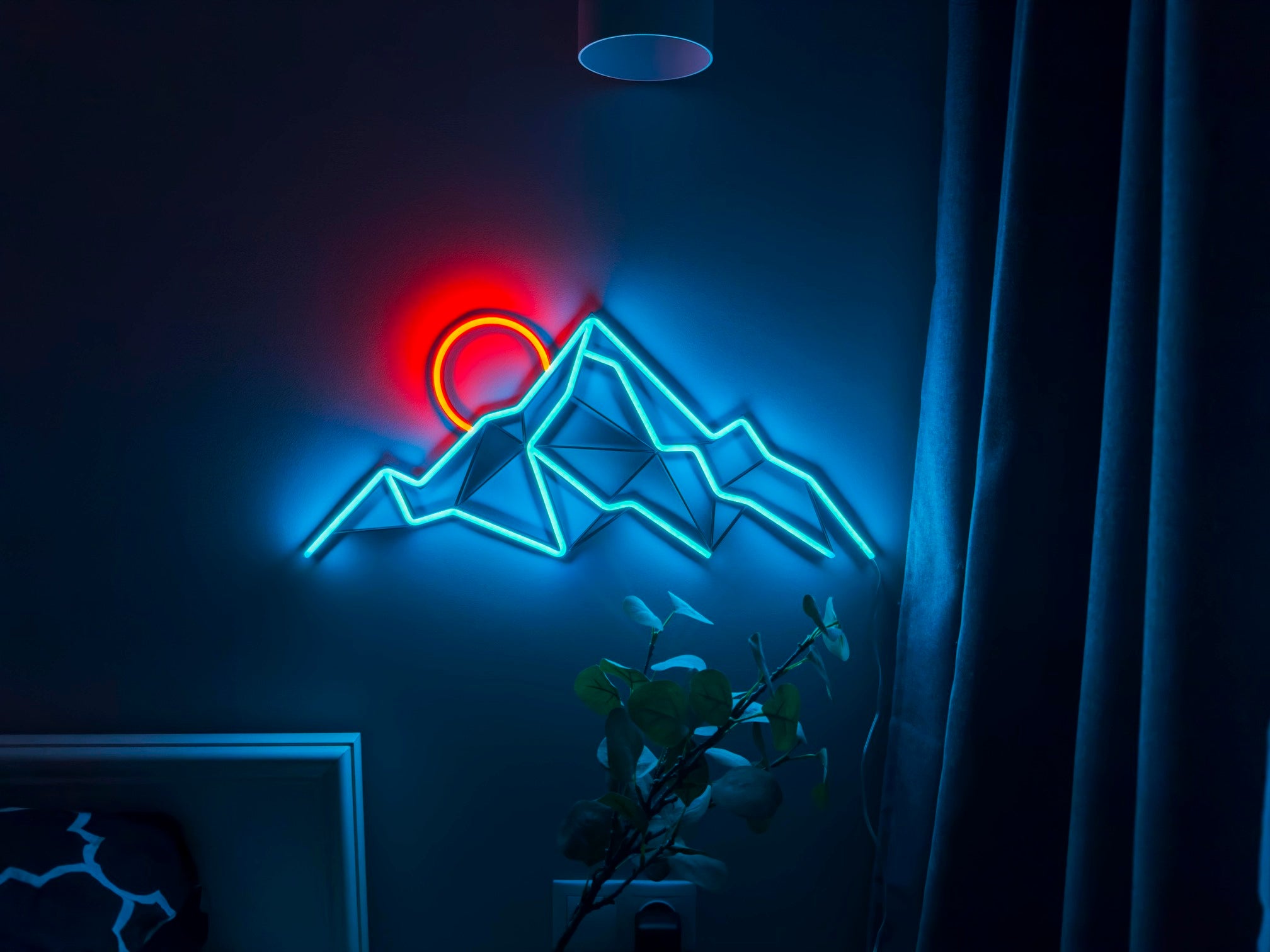 Sunset Mountains neon sign - Neonon