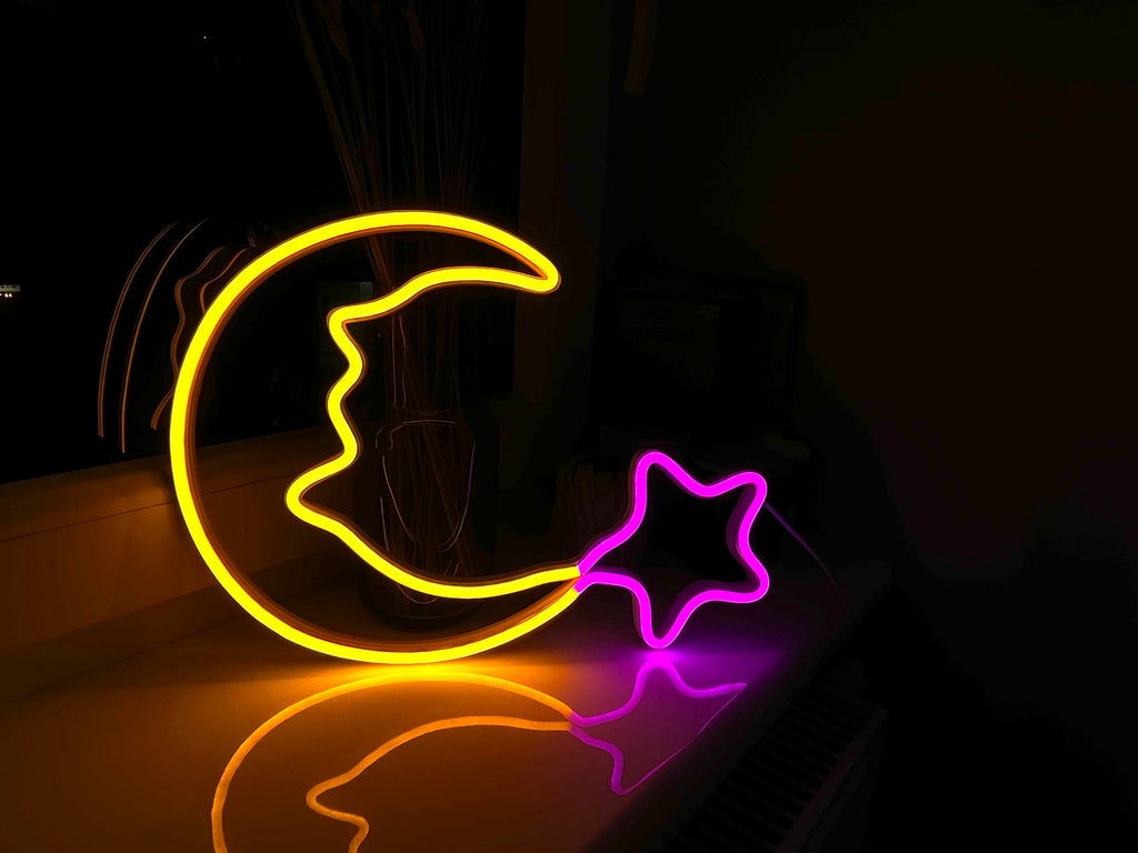 Moon neon sign - Neonon