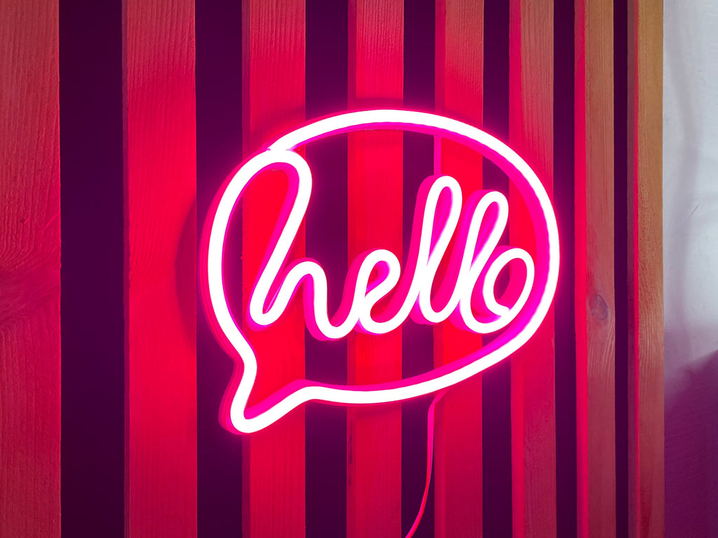 Hello neon sign - Neonon