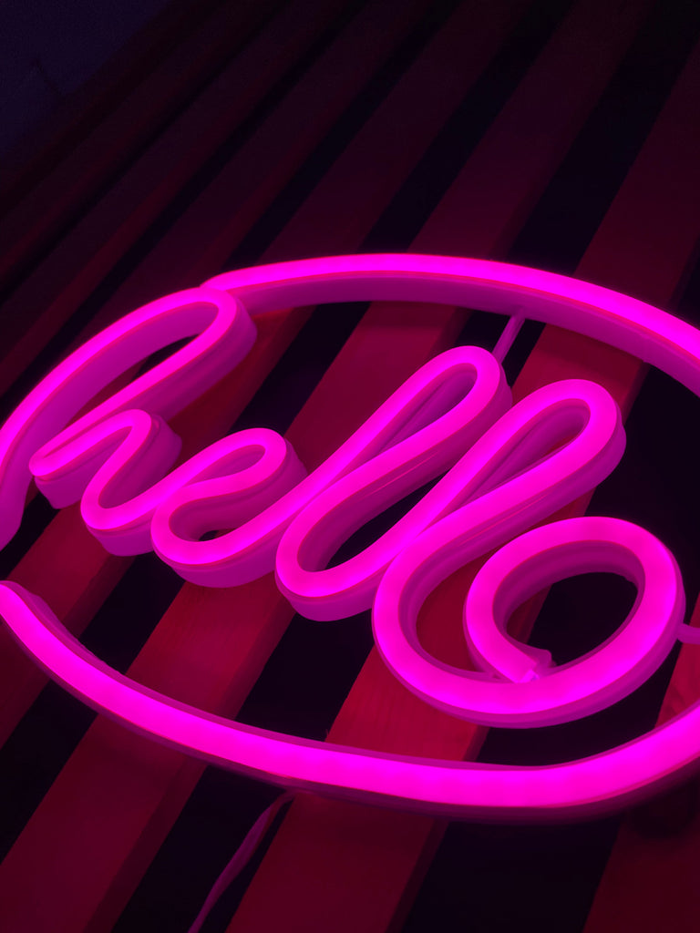 Hello neon sign - Neonon