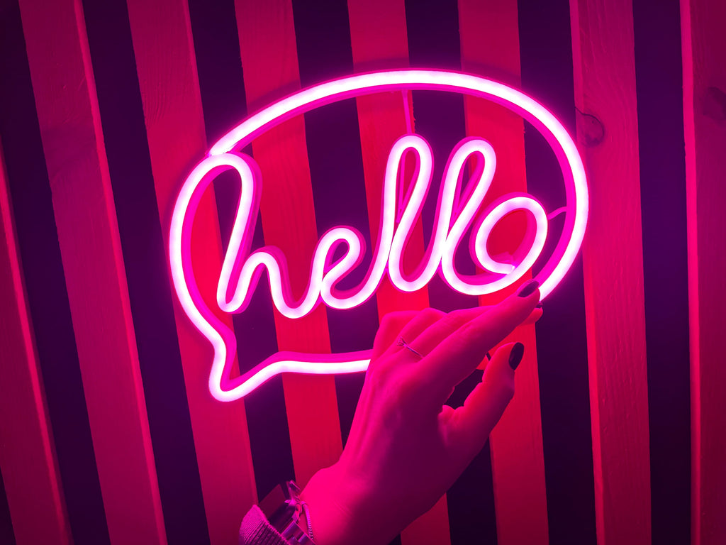 Hello neon sign - Neonon