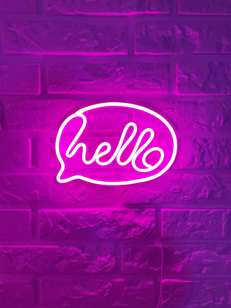 Hello neon sign - Neonon