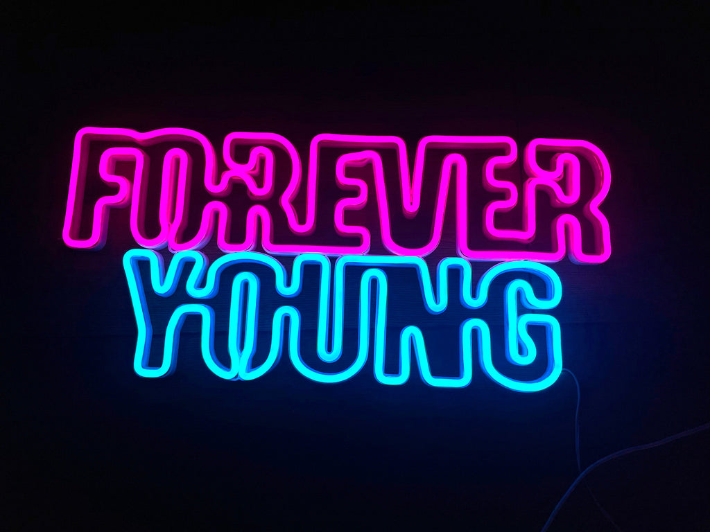 Forever young neon sign - Neonon