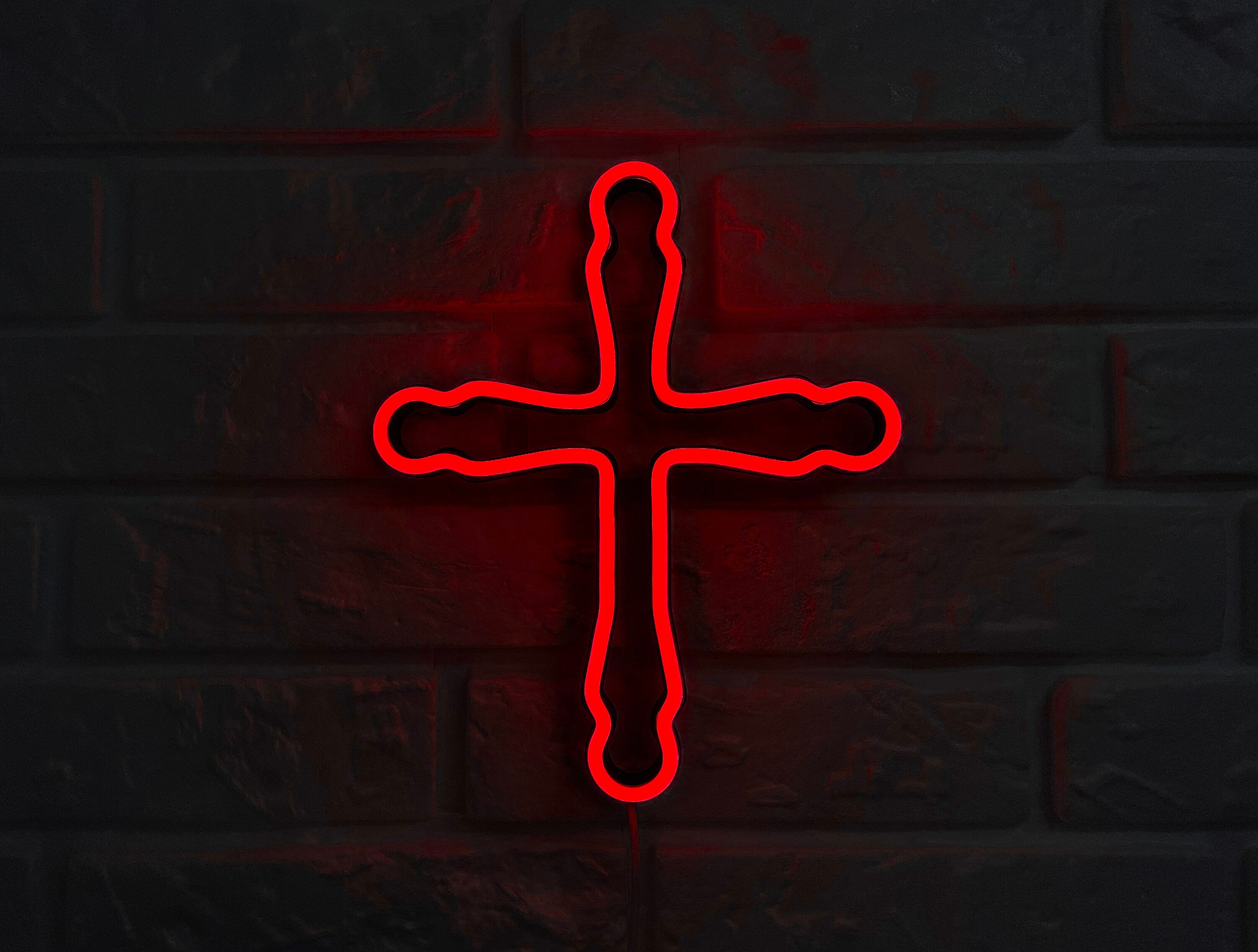 Cross Symbol religious neon sign - Neonon