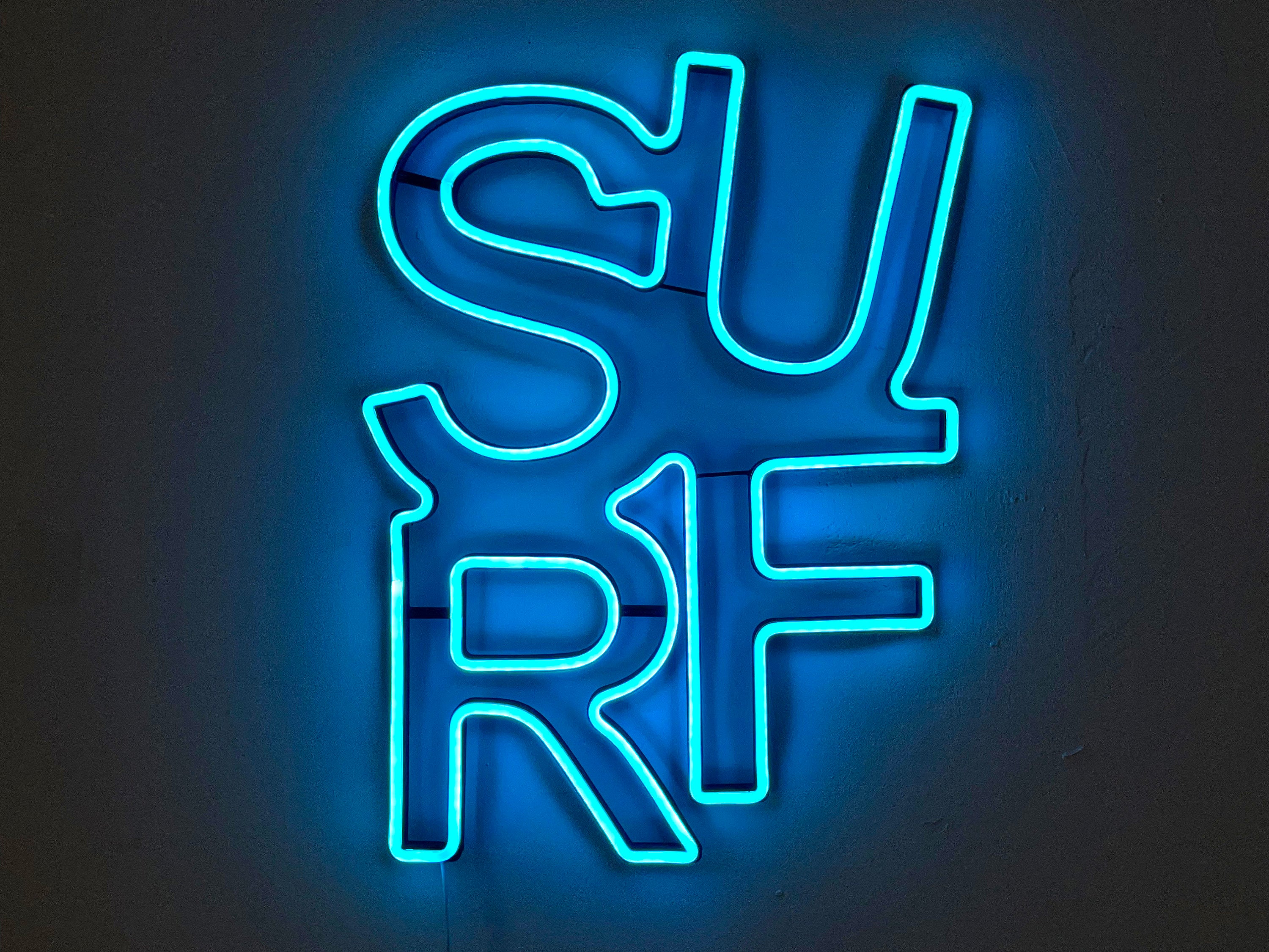 Surf art neon sign - Neonon