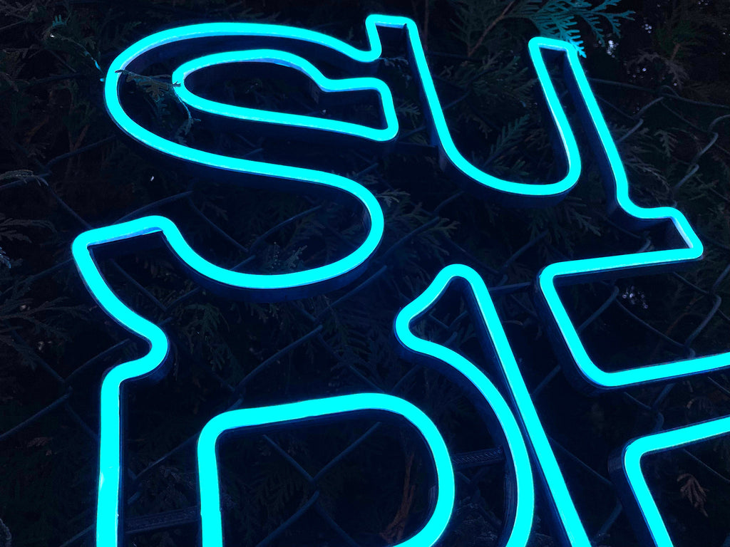 Surf art neon sign - Neonon