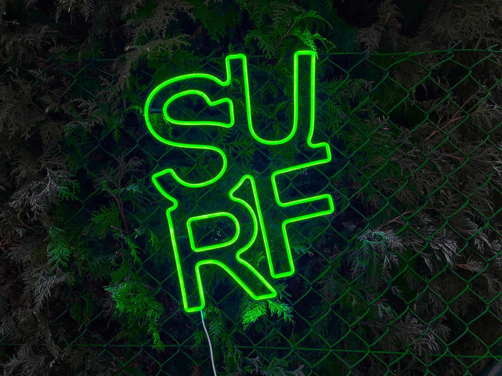 Surf art neon sign - Neonon