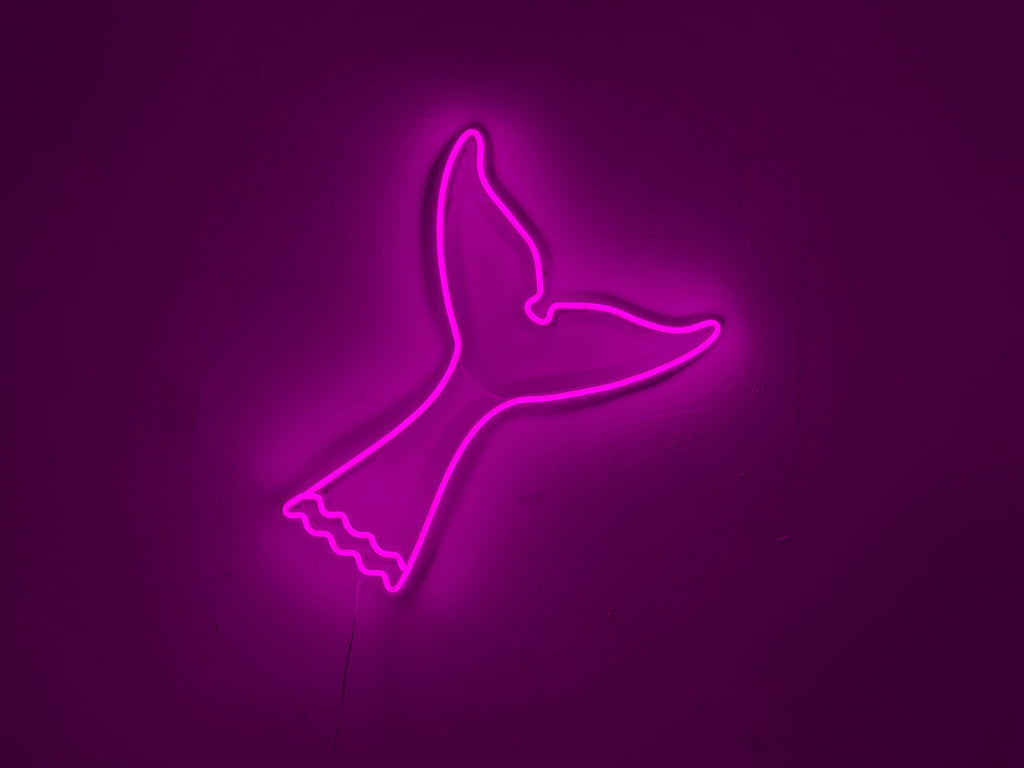 Whale tail  neon sign - Neonon