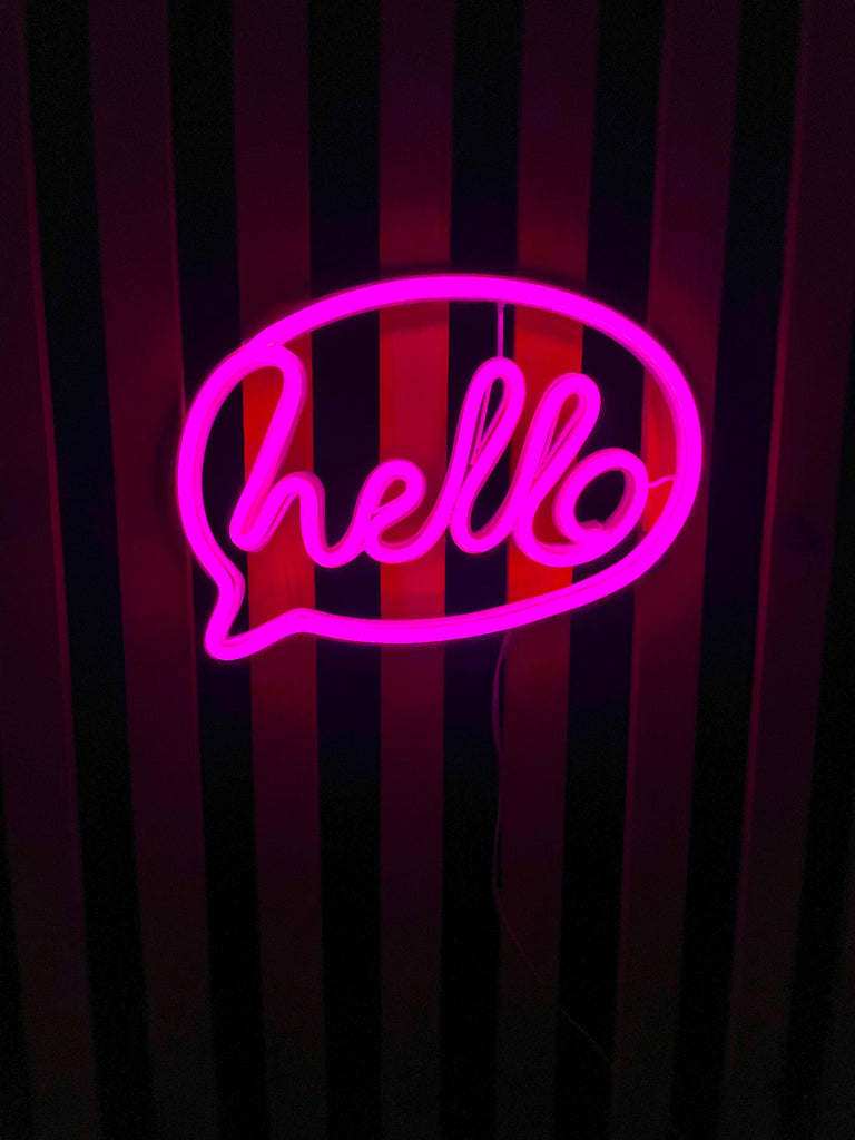 Hello neon sign - Neonon