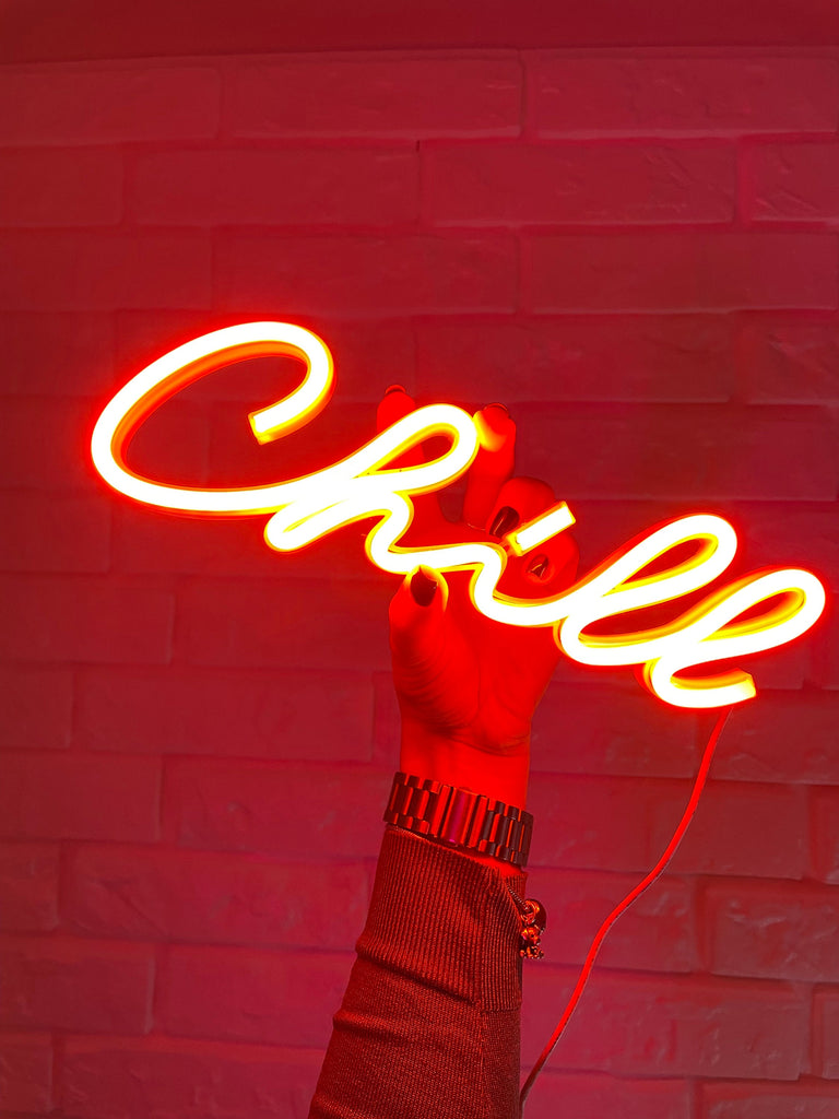 Chill quote neon sign - Neonon