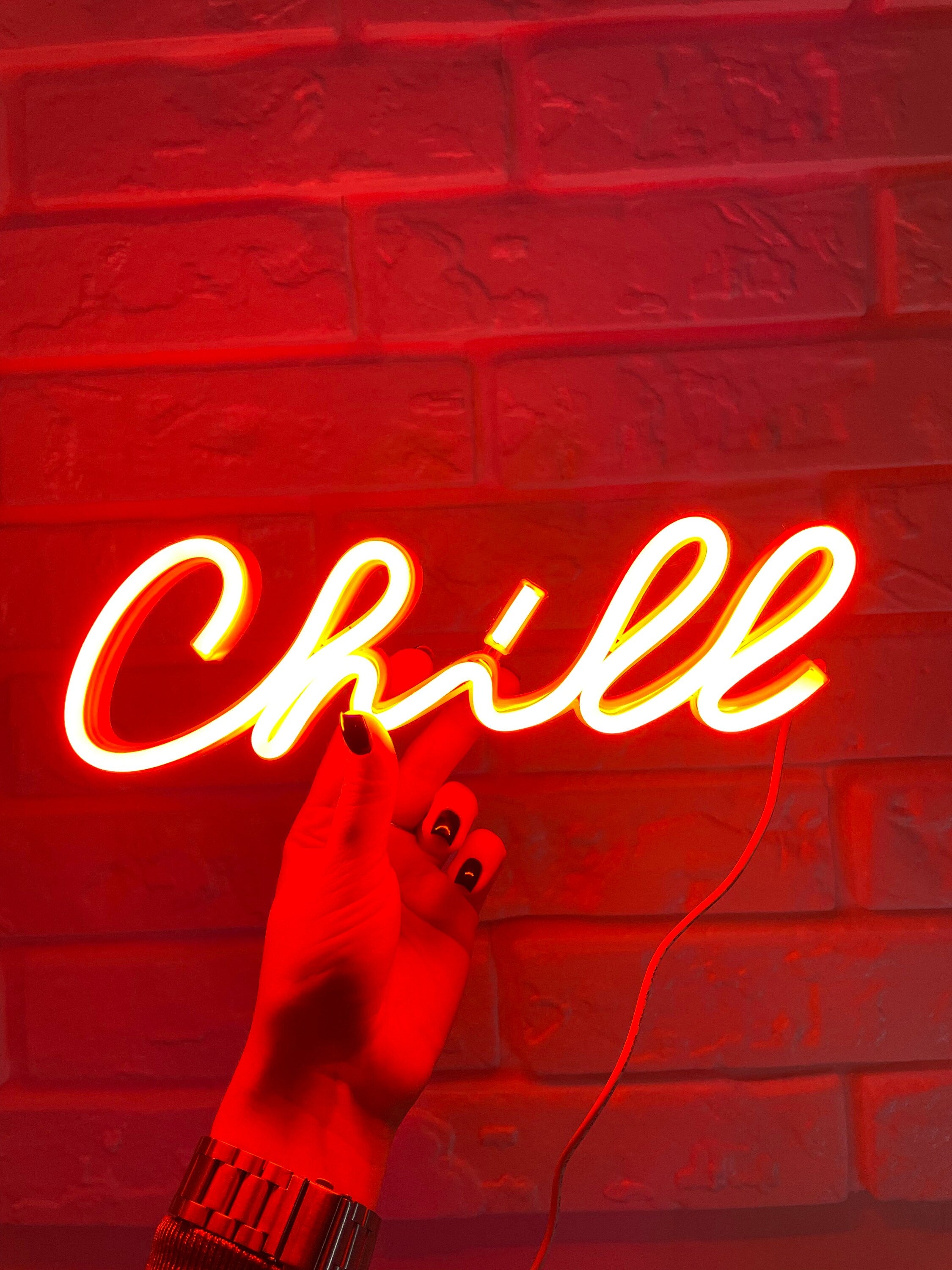 Chill quote neon sign - Neonon