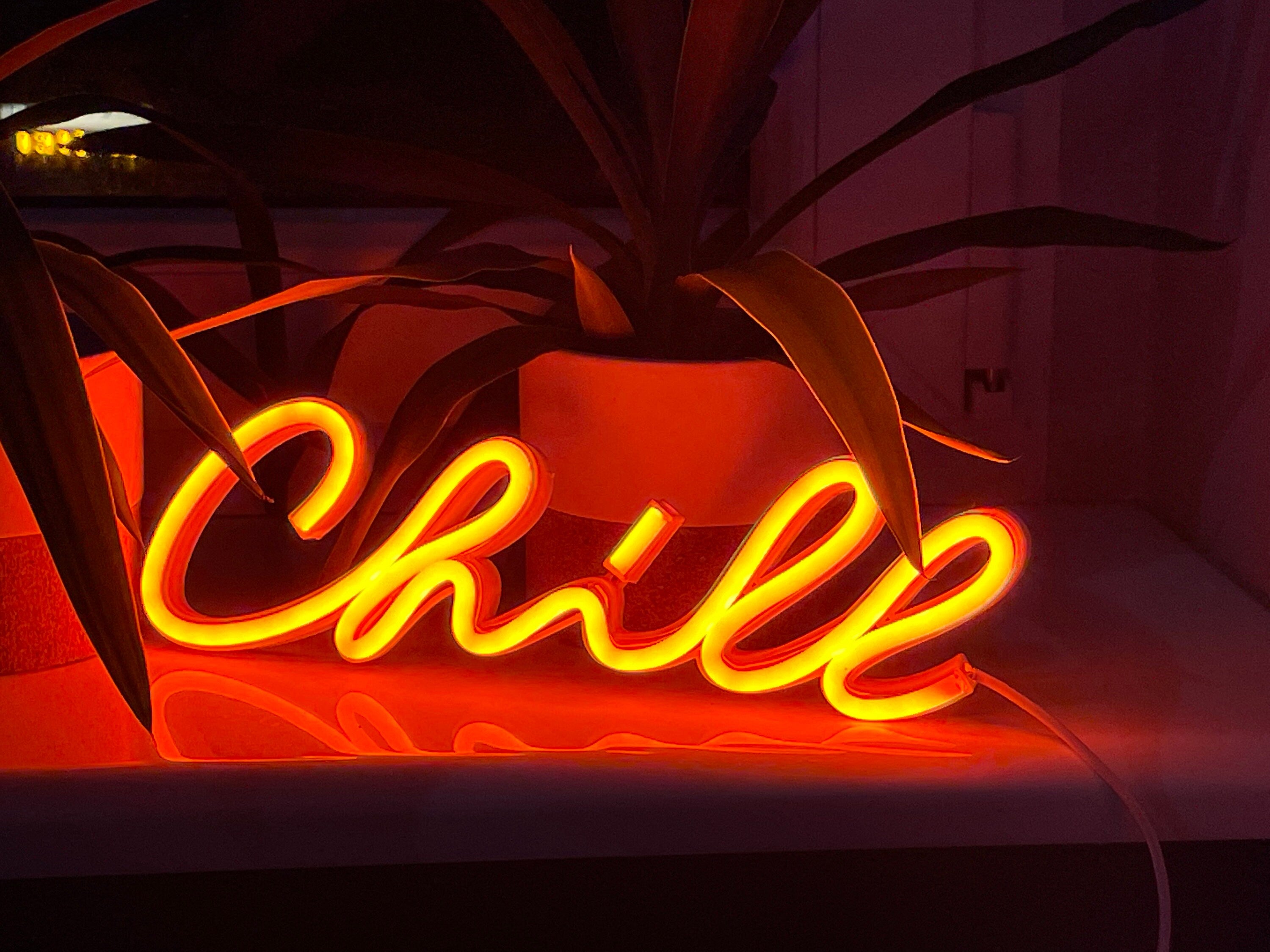 Chill quote neon sign - Neonon