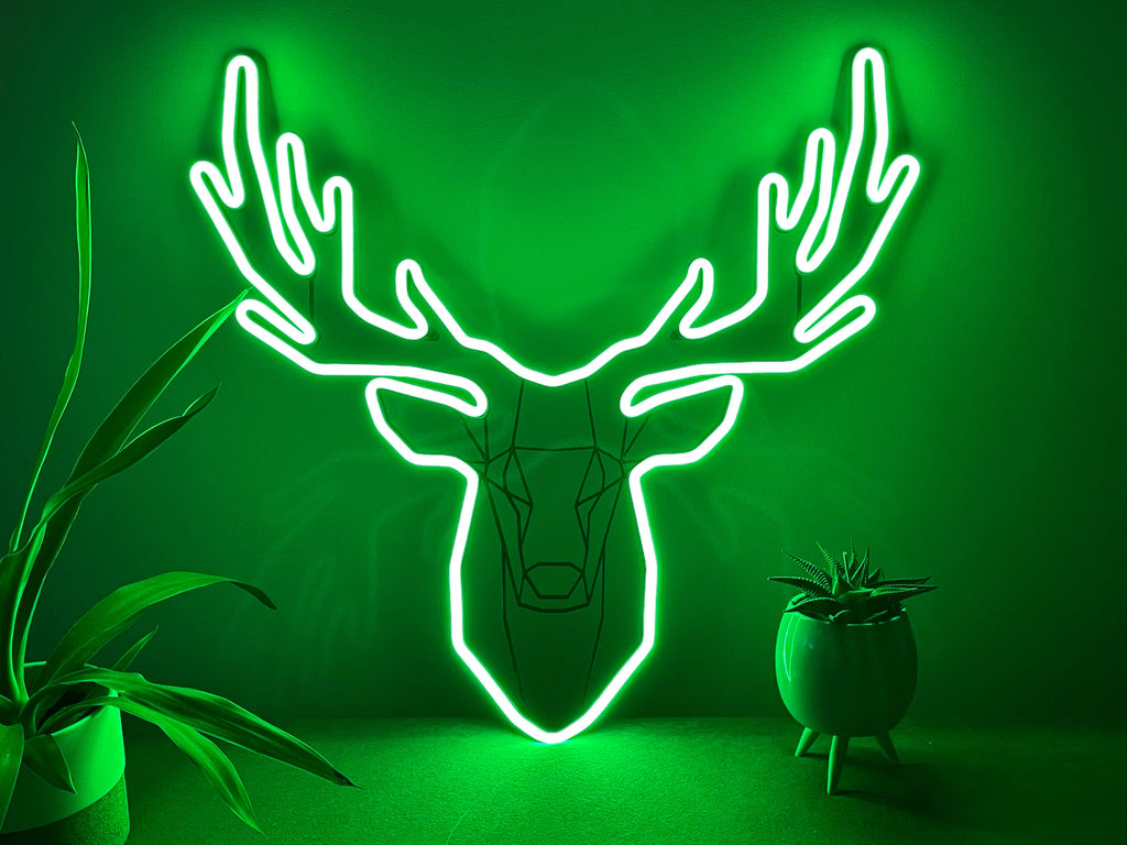 Deer head neon sign - Neonon