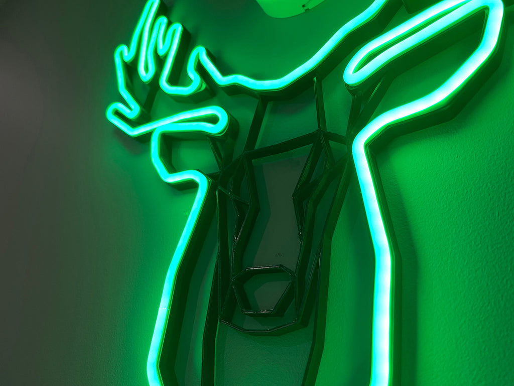 Deer head neon sign - Neonon