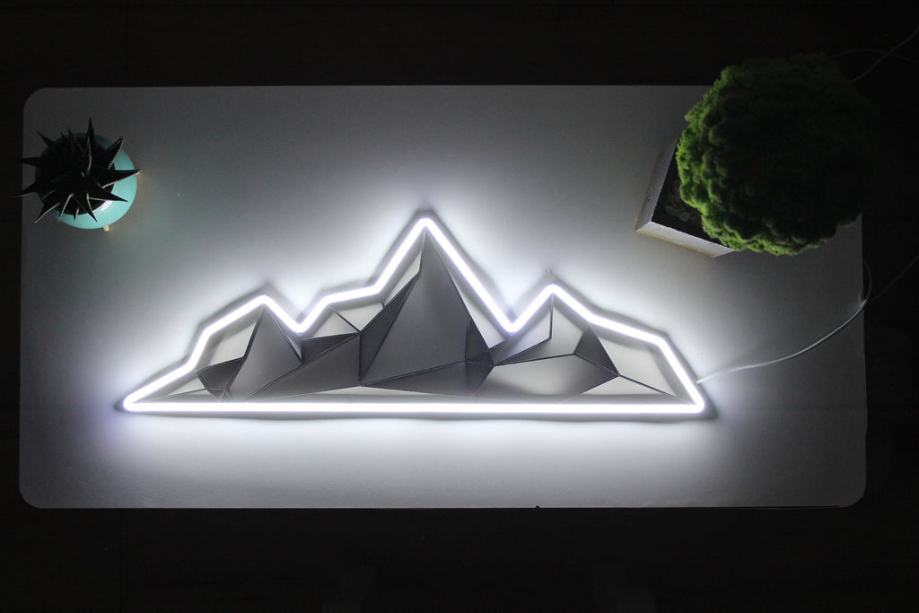 Mountain wall art neon sign - Neonon