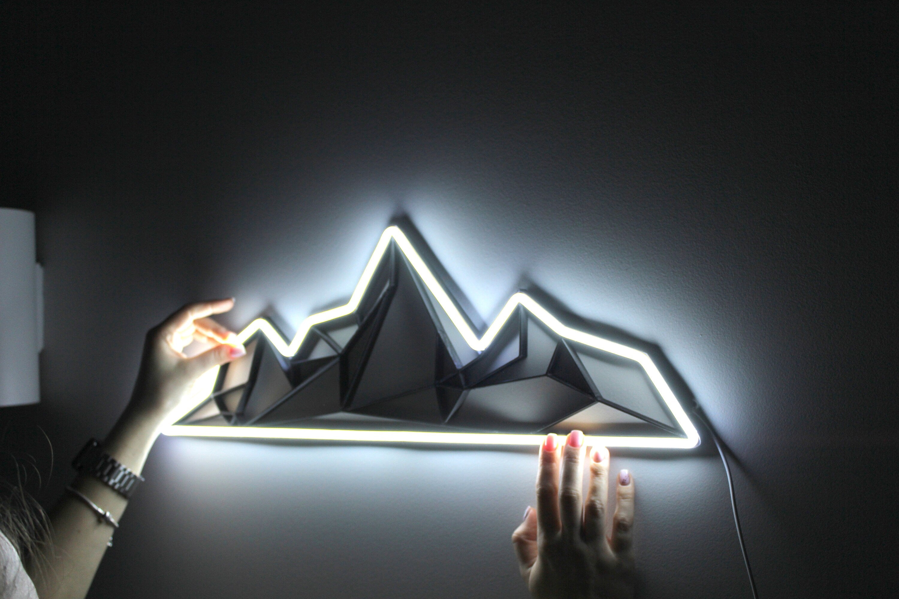 Mountain wall art neon sign - Neonon