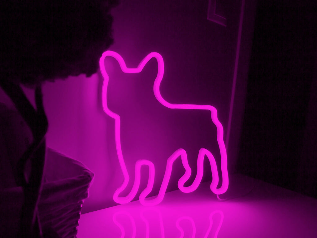 French bulldog neon sign - Neonon