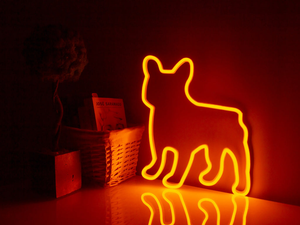 French bulldog neon sign - Neonon