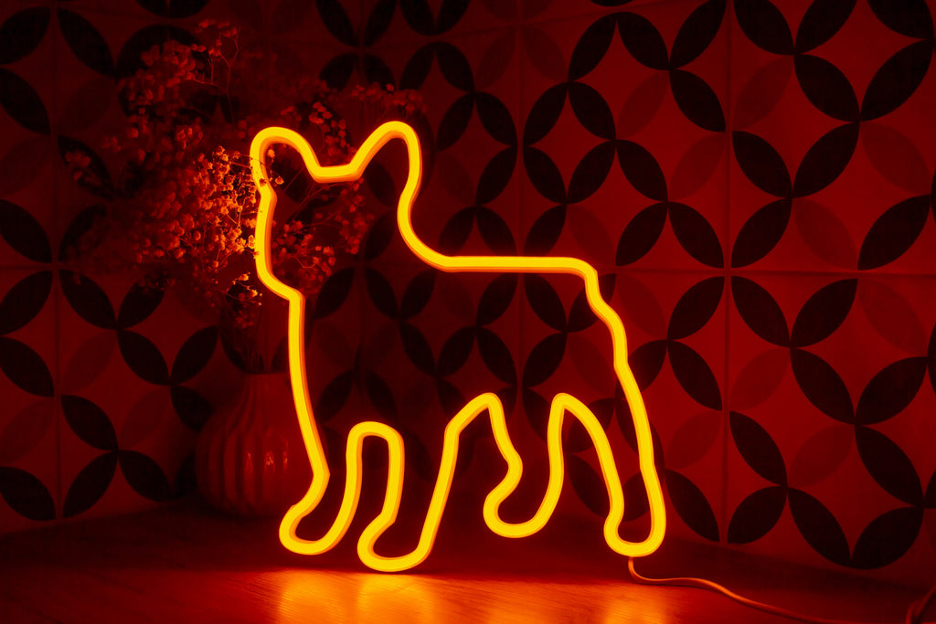 French bulldog neon sign - Neonon