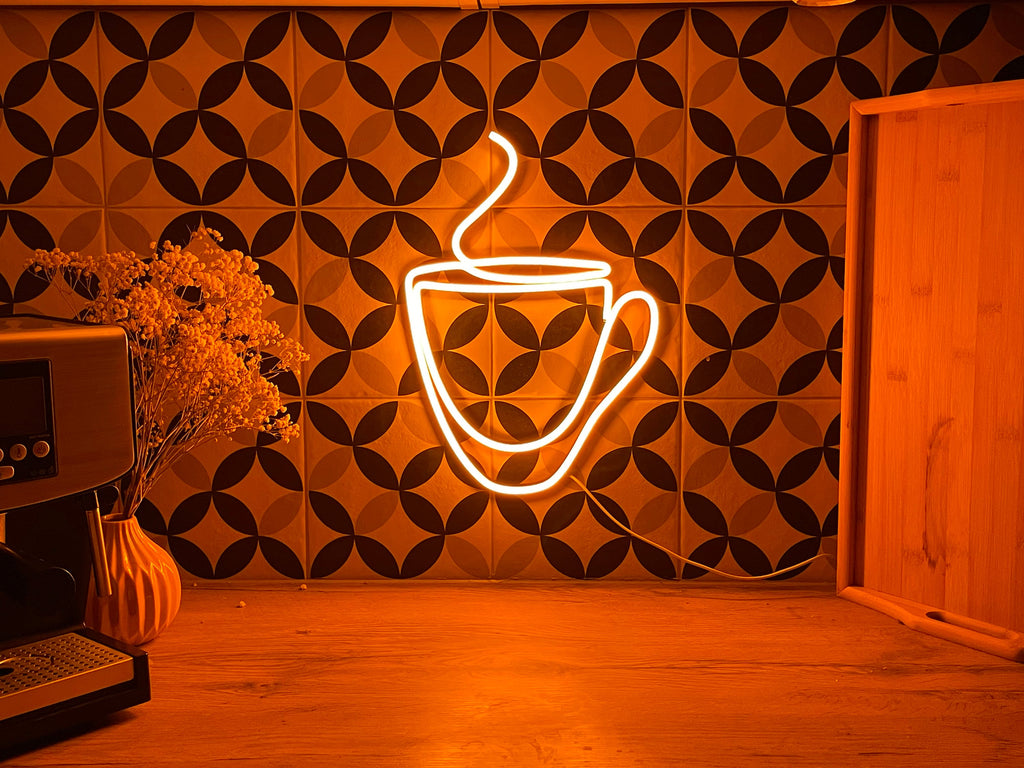 Coffee cup neon sign - Neonon