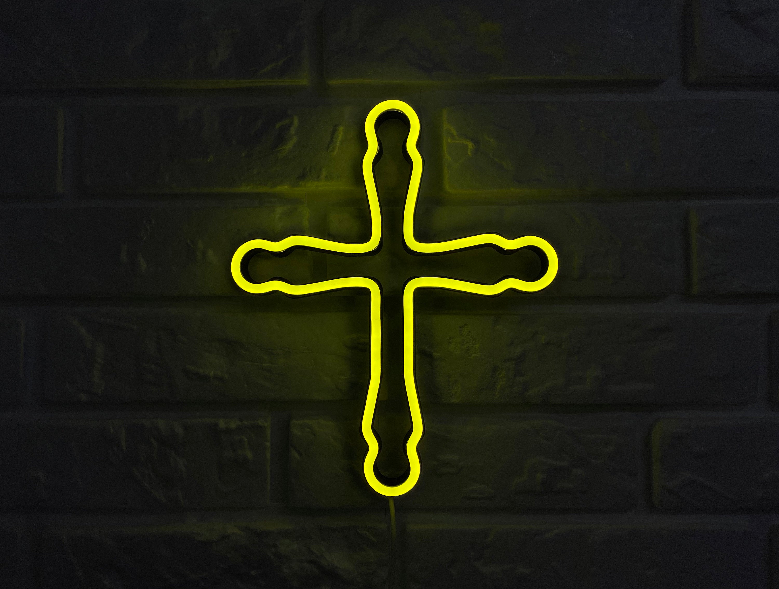 Cross Symbol religious neon sign - Neonon