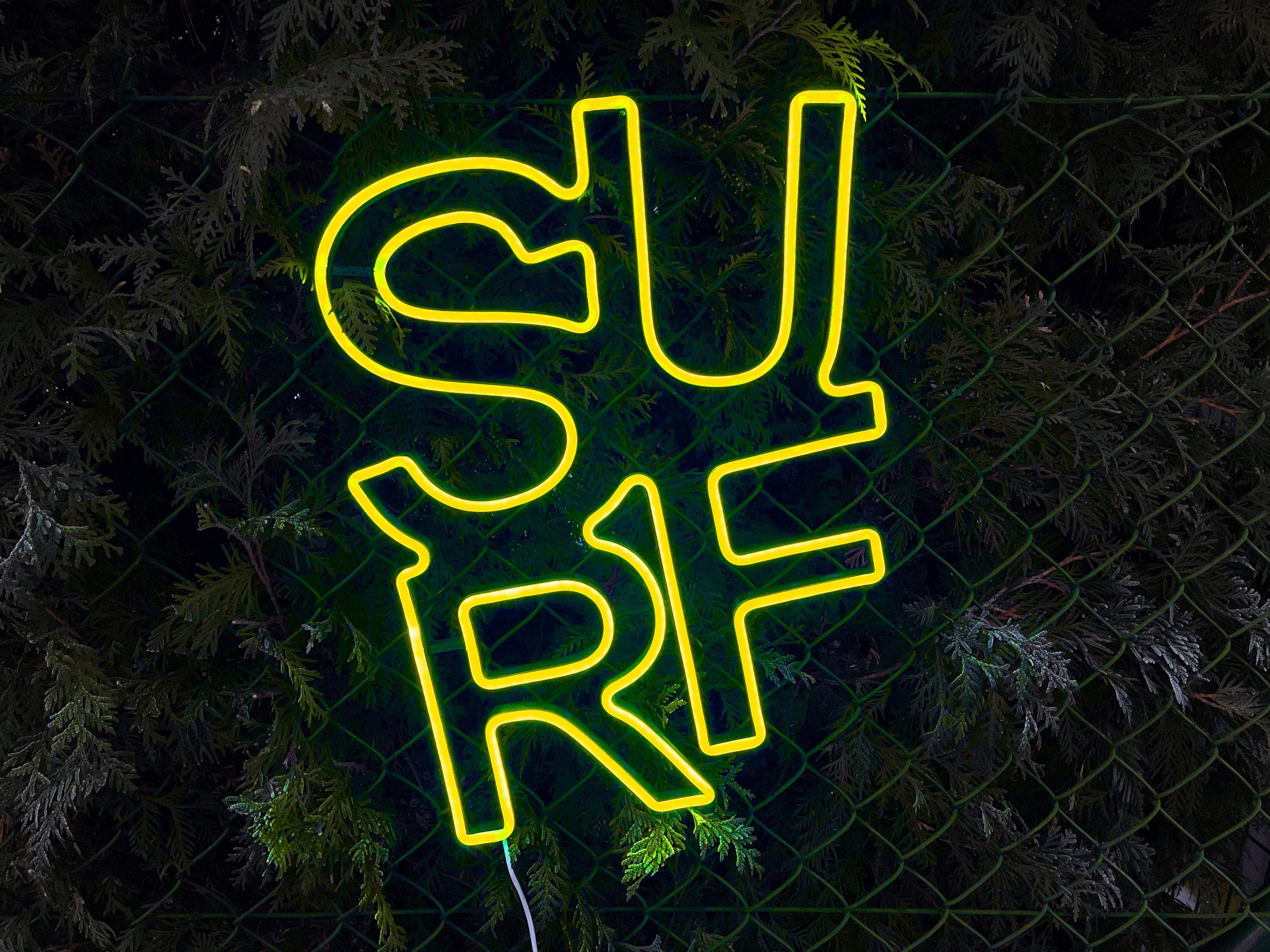 Surf art neon sign - Neonon